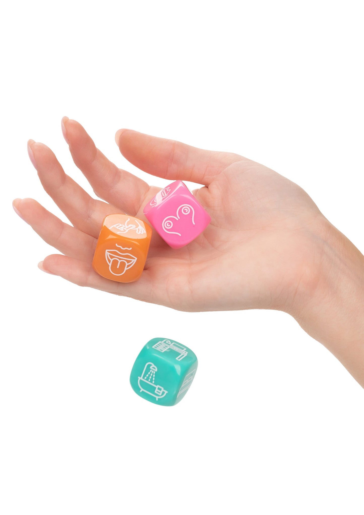 14731 calexotics naughty bits roll with it sex dice game