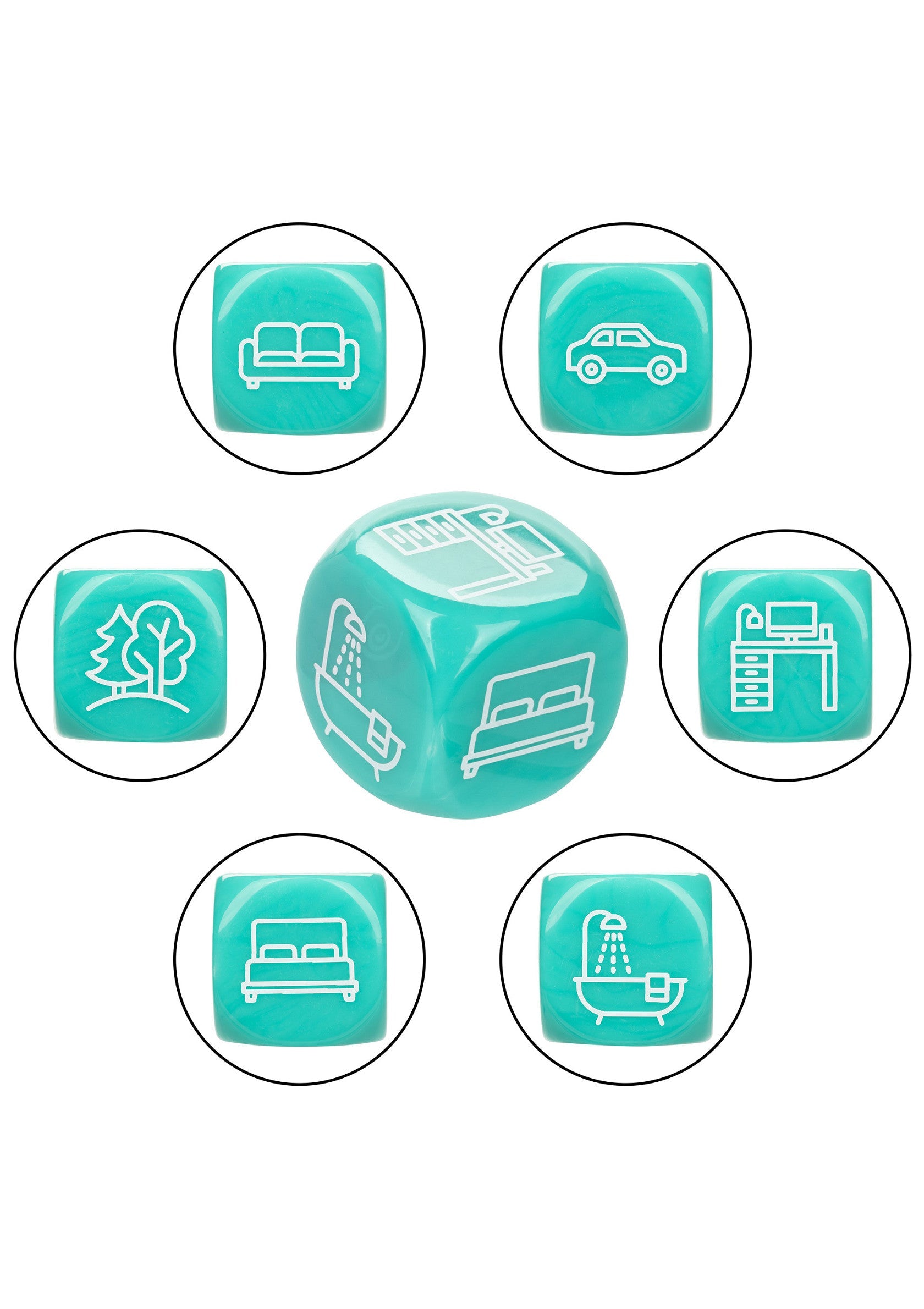 14731 calexotics naughty bits roll with it sex dice game