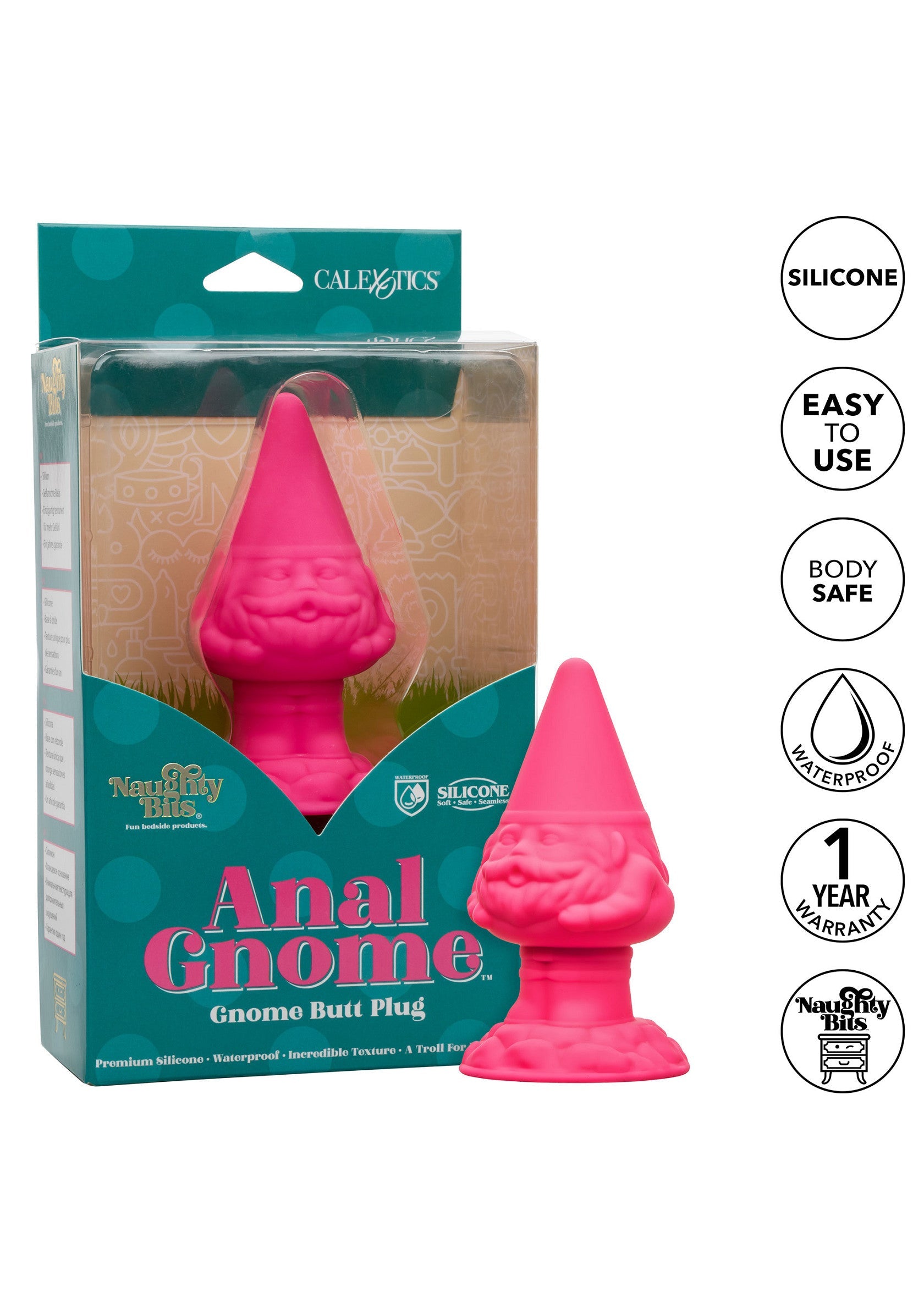 14733 calexotics naughty bits anal gnome butt plug
