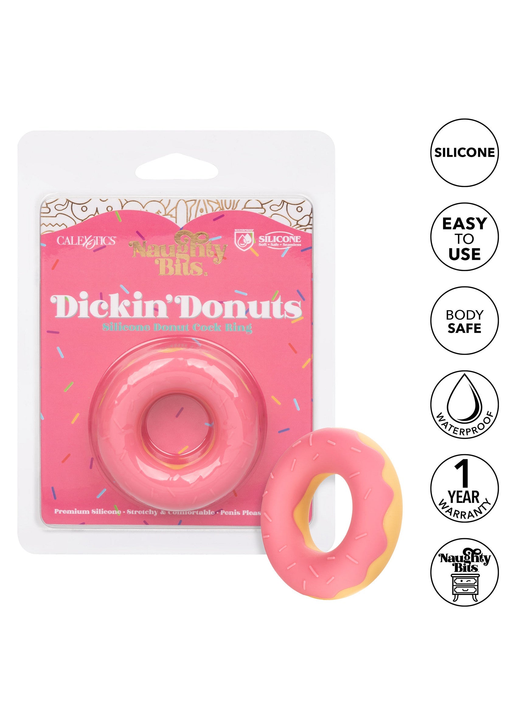 14734 calexotics naughty bits dickin donuts silicone cring