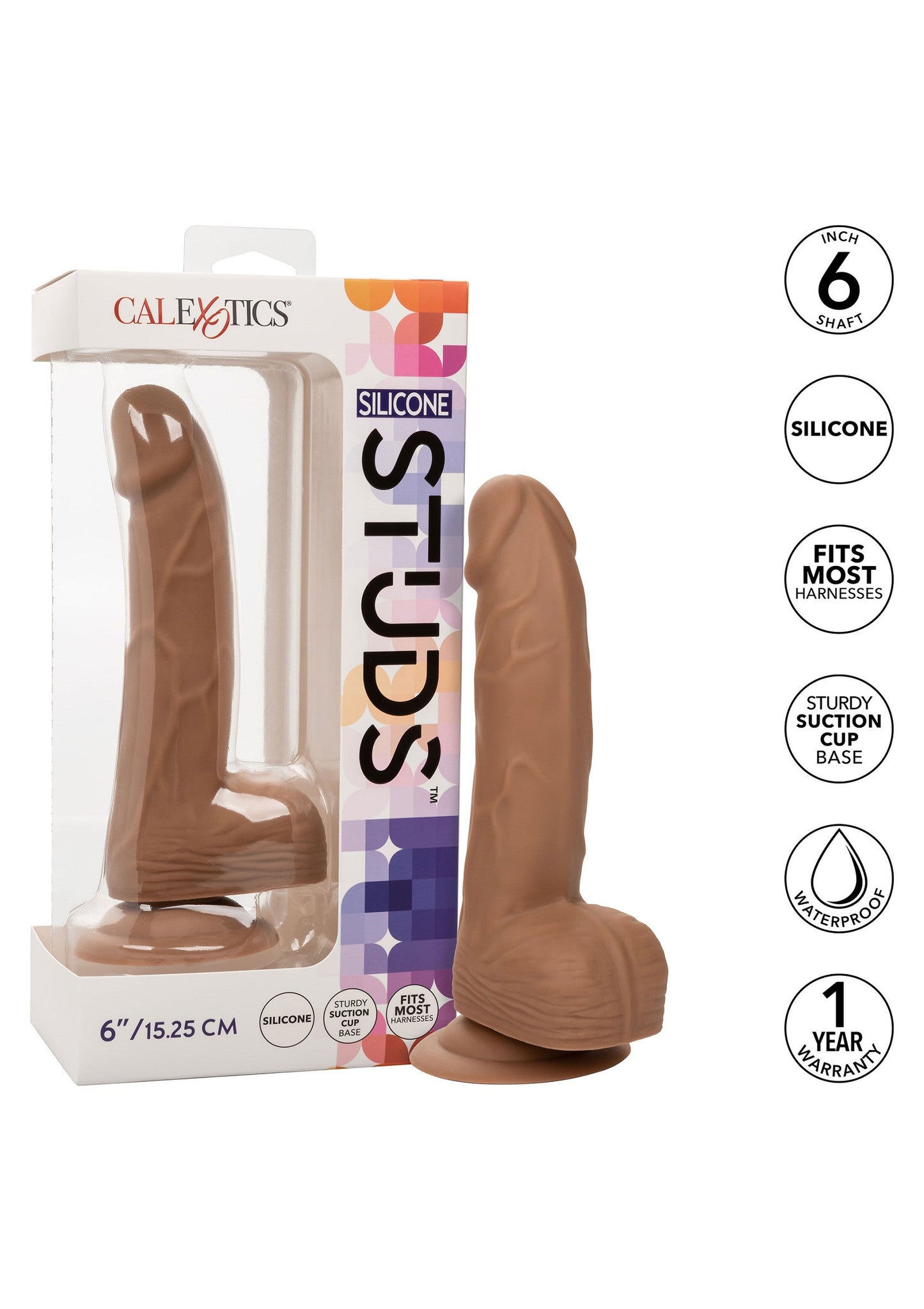 14744 calexotics stud silicone studs 6 inch