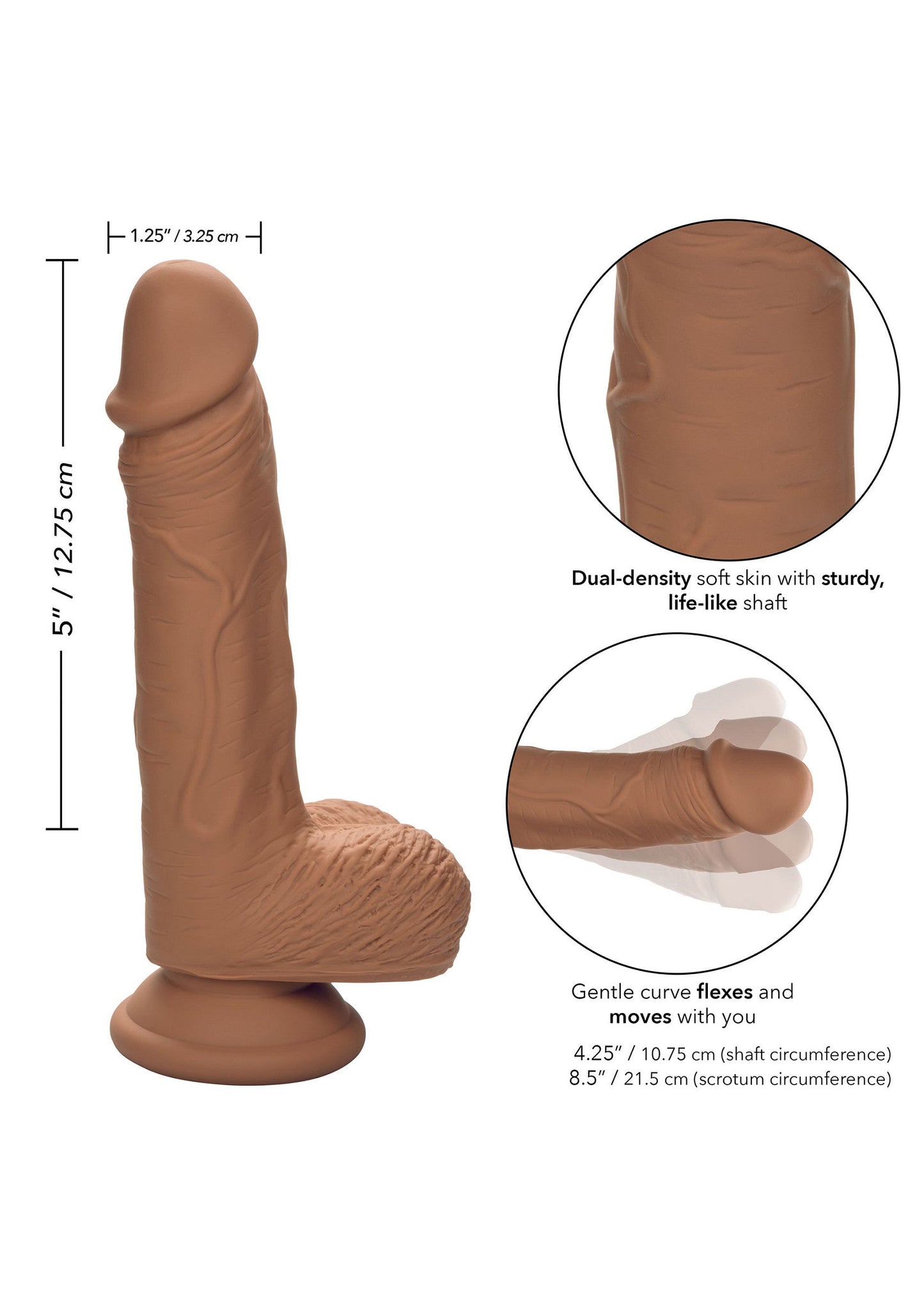 14746 calexotics stud dual density silicone stud 5 inch