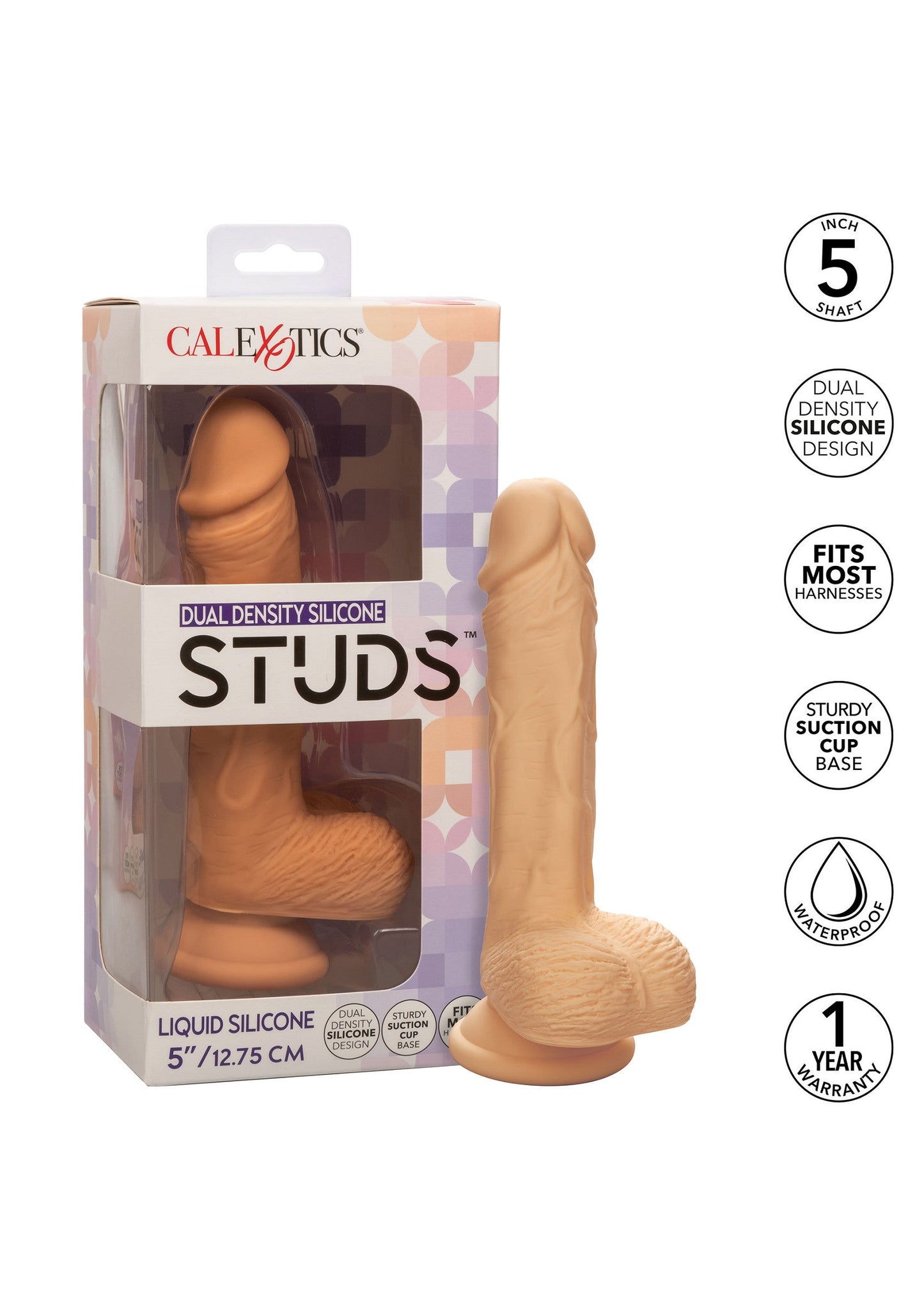 14746 calexotics stud dual density silicone stud 5 inch