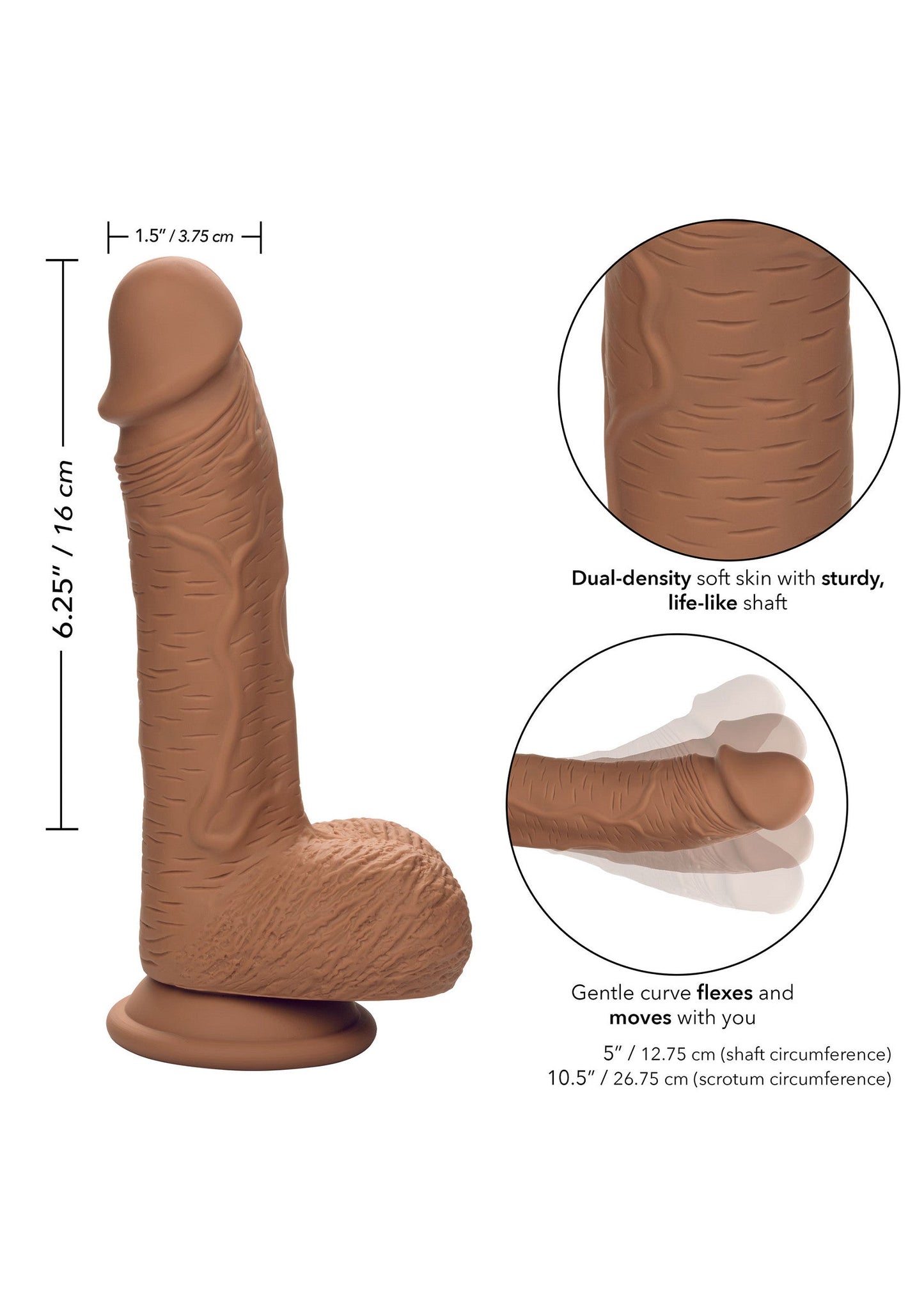 14747 calexotics stud dual density silicone stud 625 inch