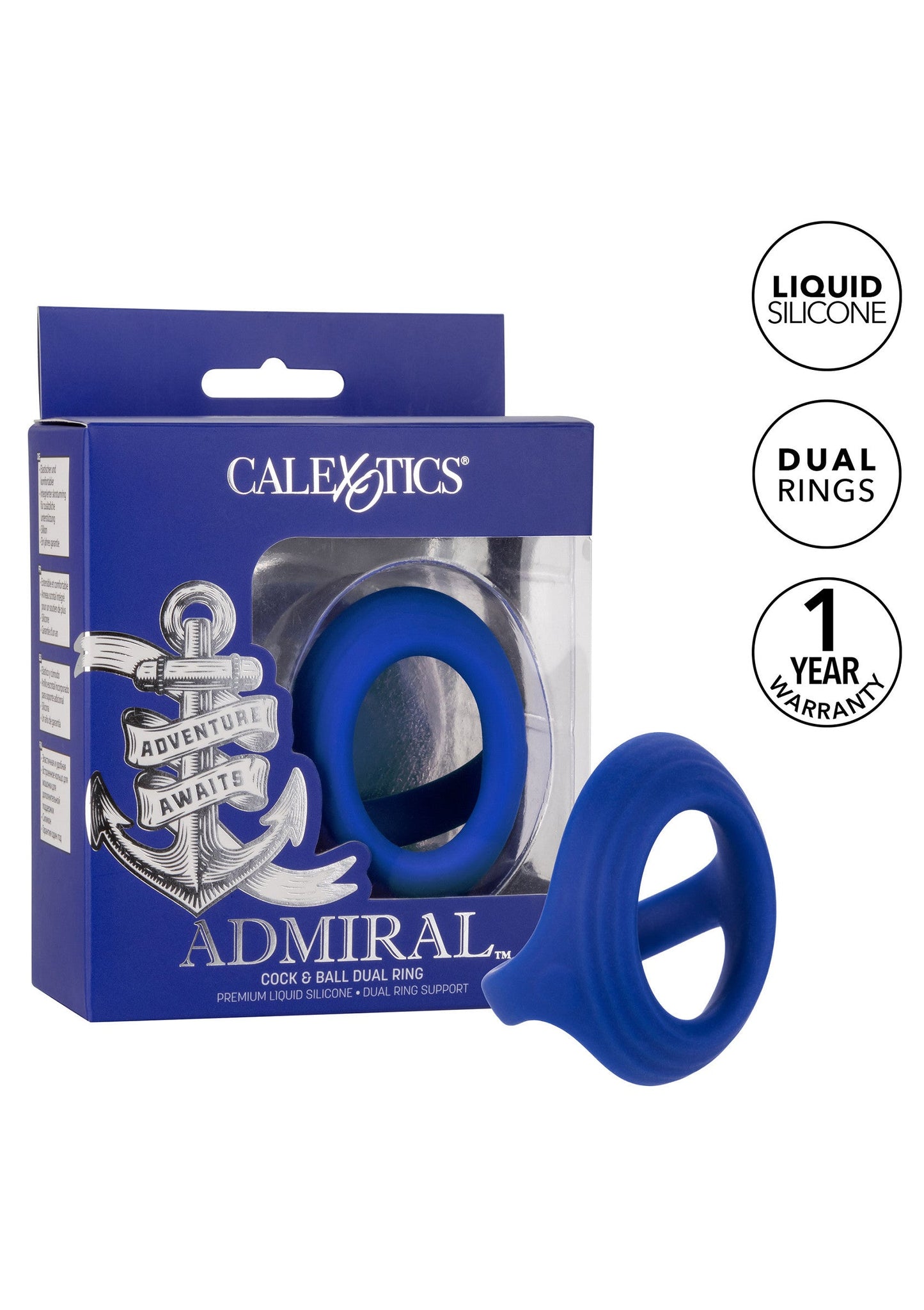 14791 calexotics admiral admiral cock ball dual ring
