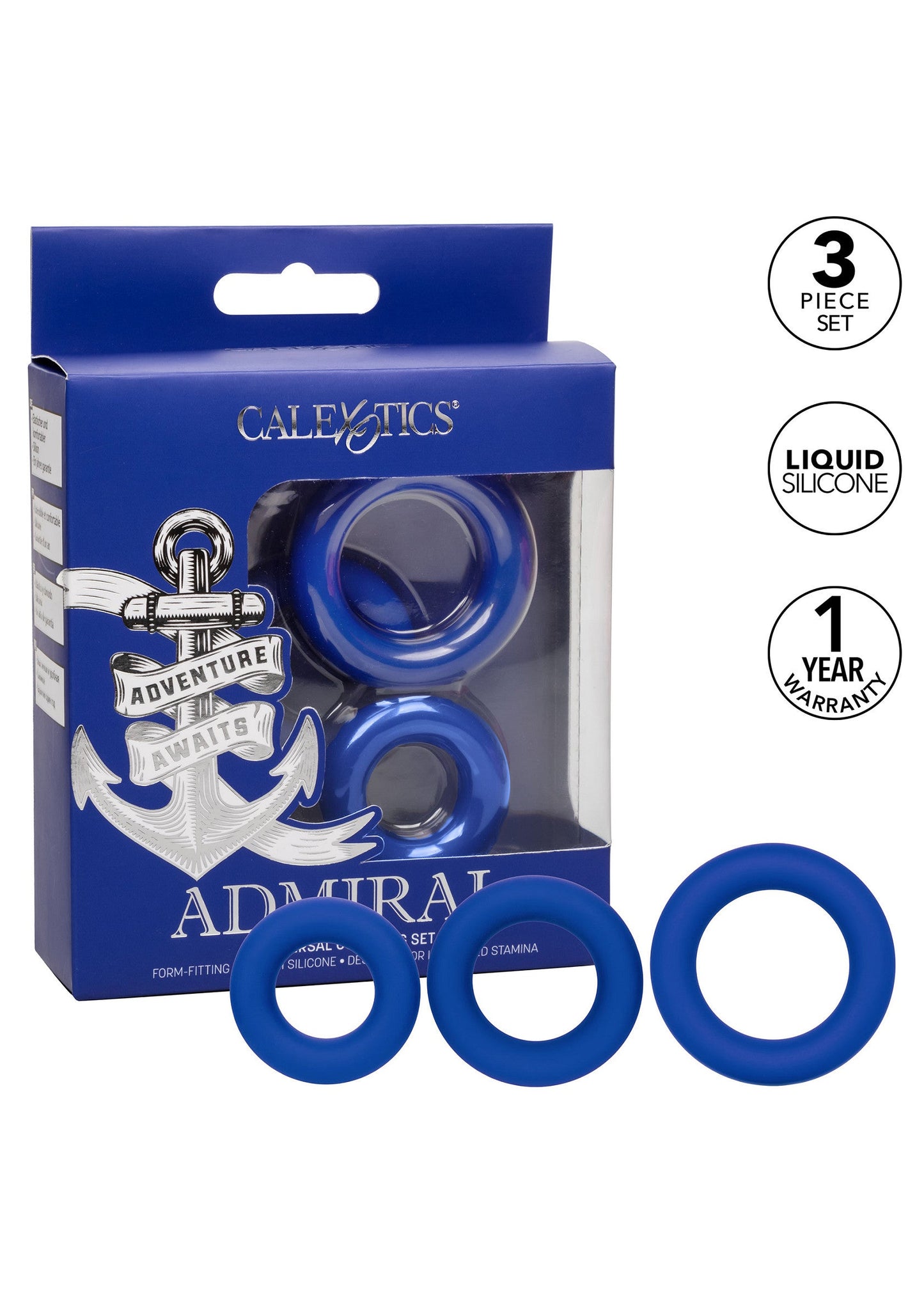 14795 calexotics admiral admiral cock ring set