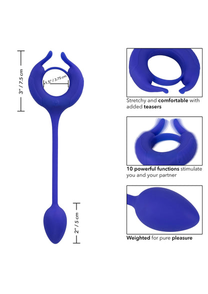 14796 calexotics admiral admiral weighted cock ring