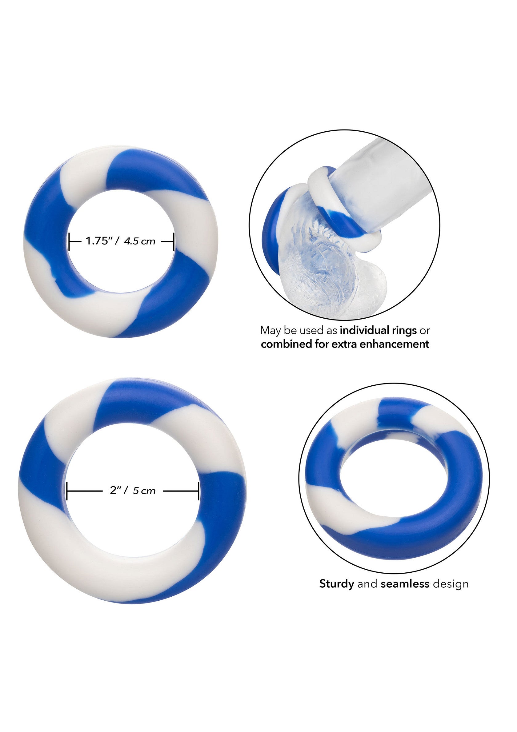 14805 calexotics admiral admiral 2 ring set