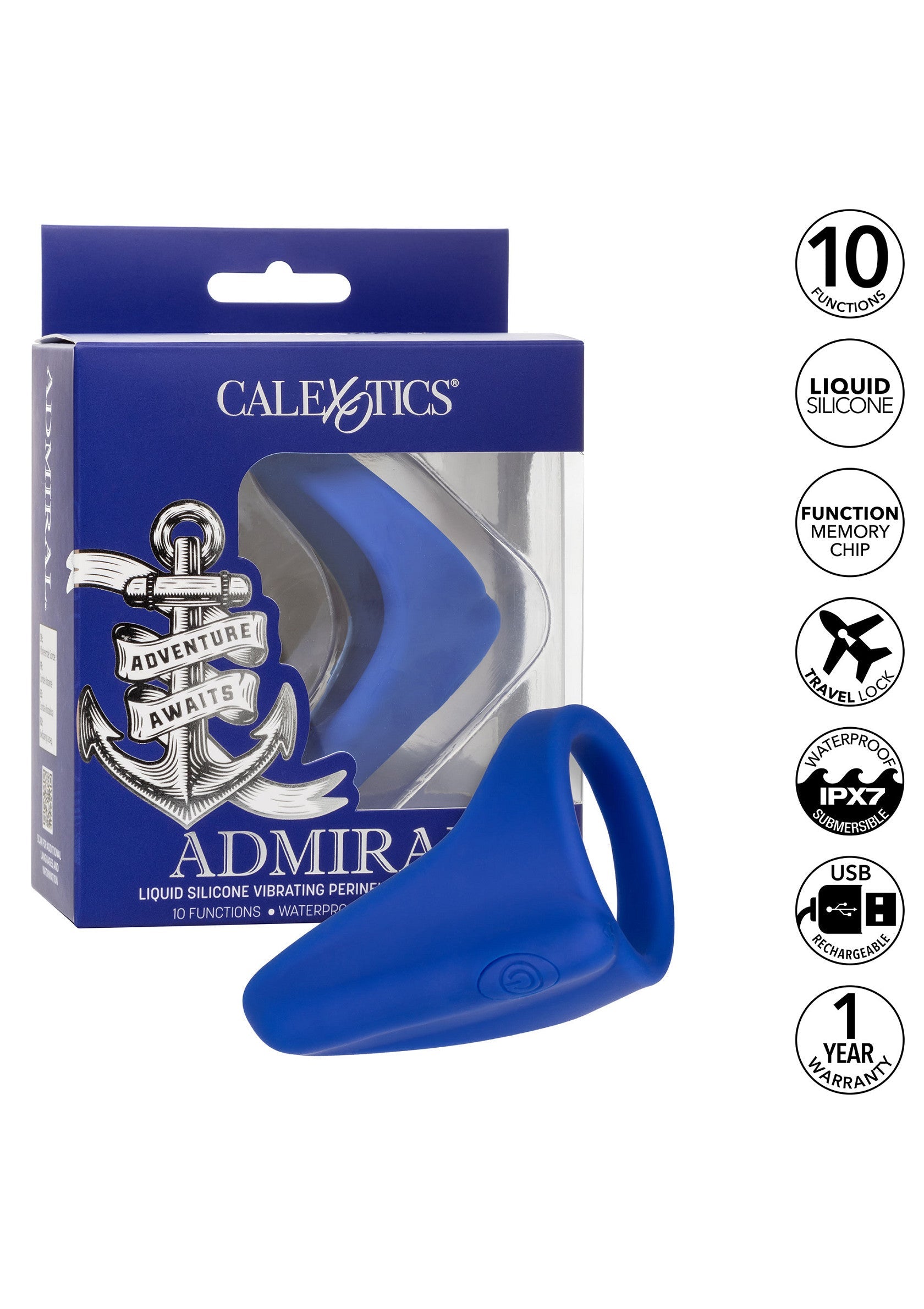 14806 calexotics admiral admiral perineum massager