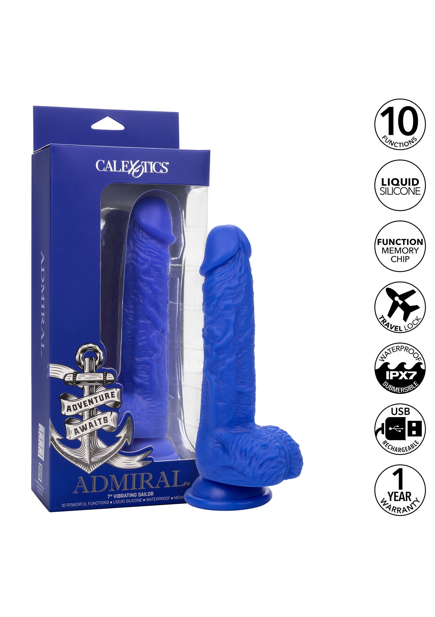 14812 calexotics admiral admiral 7 vibrating sailor