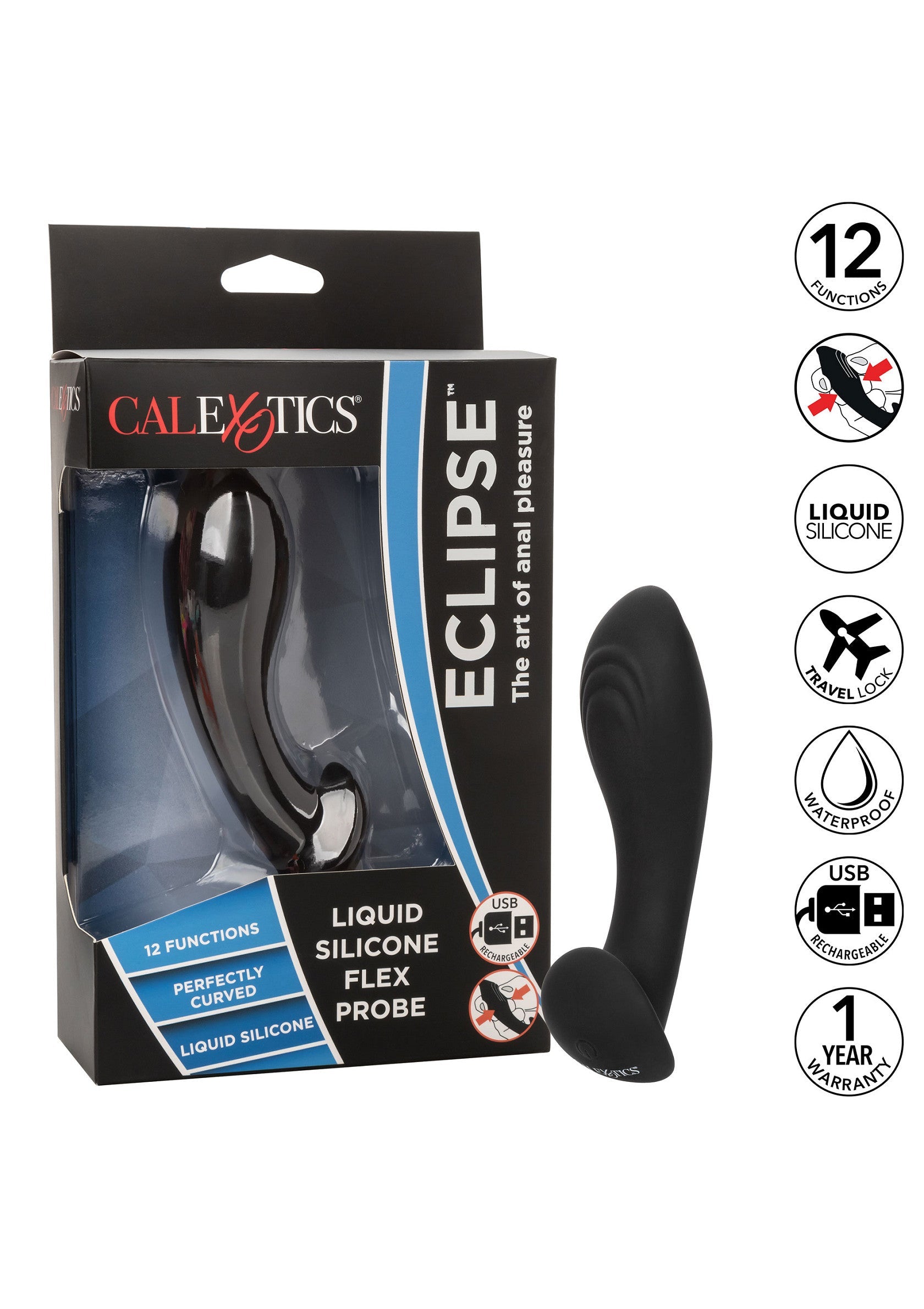 14874 calexotics eclipse liquid silicone flex probe