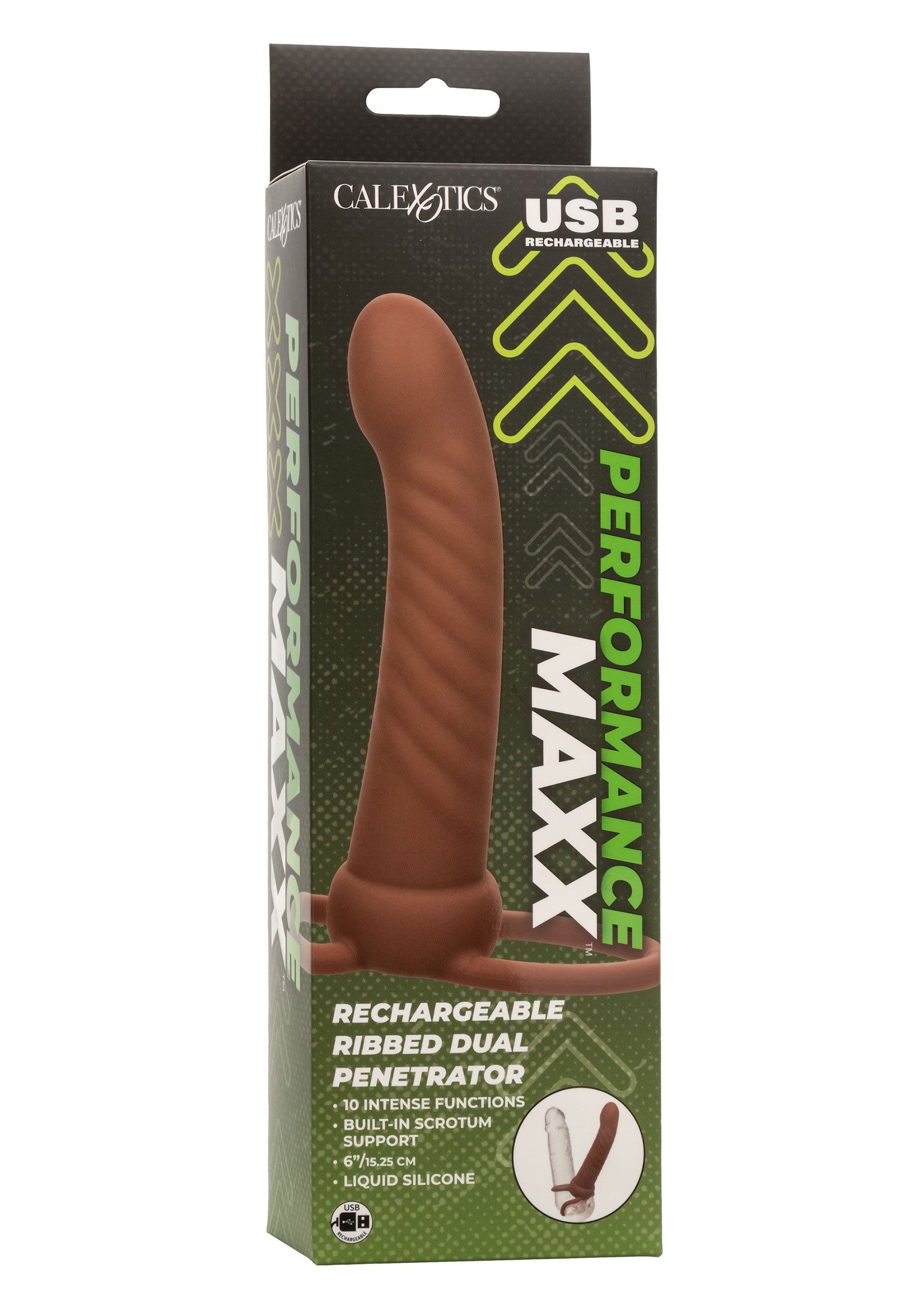 14889 calexotics performance maxx ribbed dual penetrator