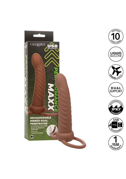 14889 calexotics performance maxx ribbed dual penetrator