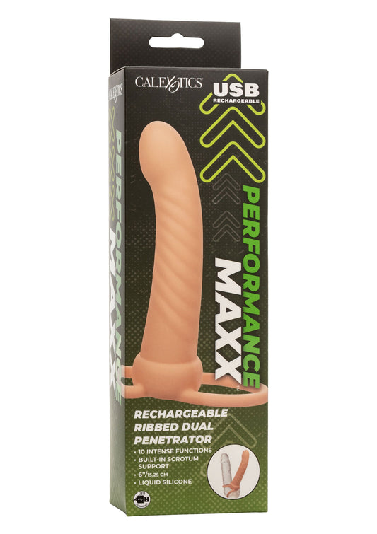 14889 calexotics performance maxx ribbed dual penetrator