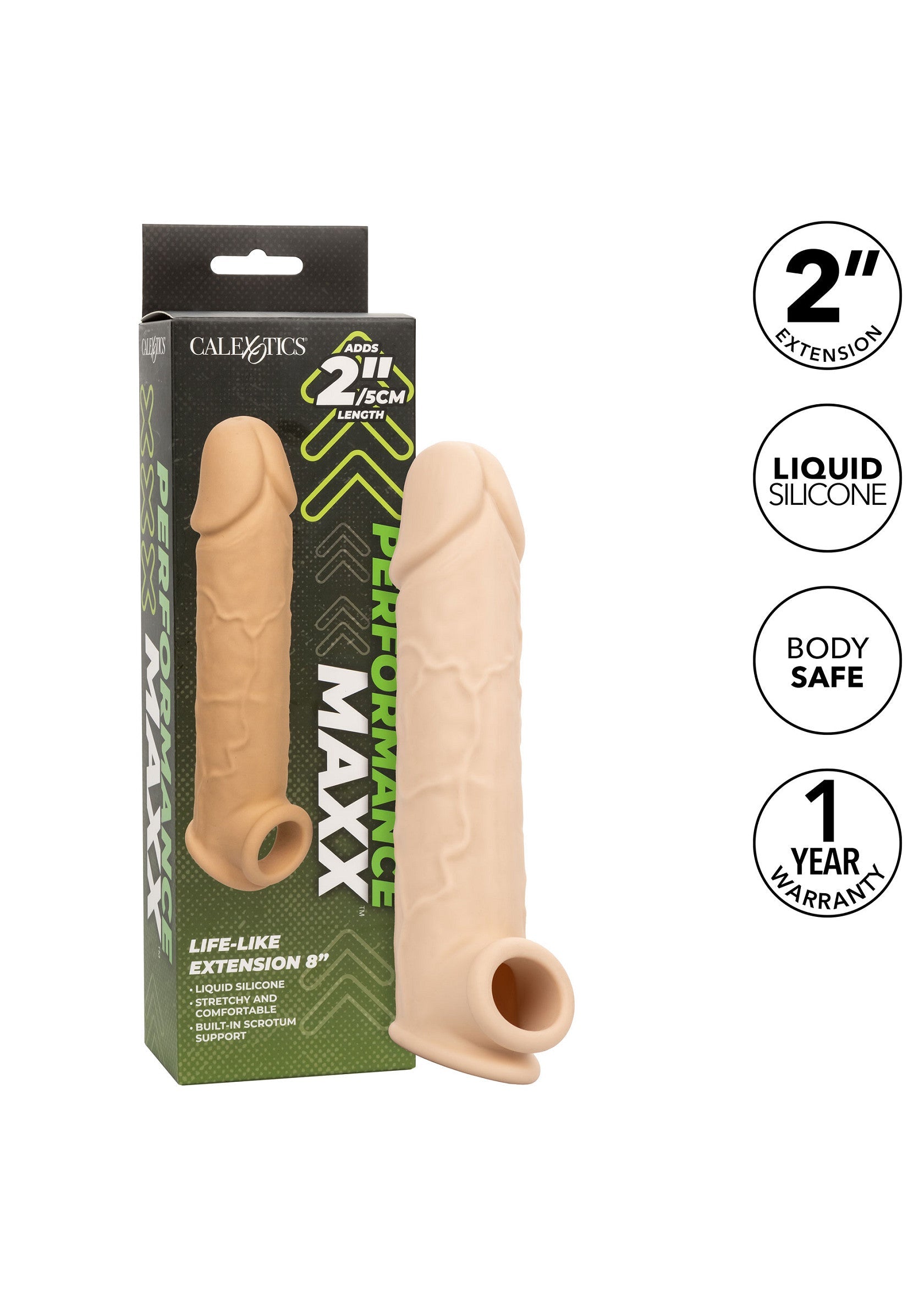 14891 calexotics performance maxx life like extension 8 inch