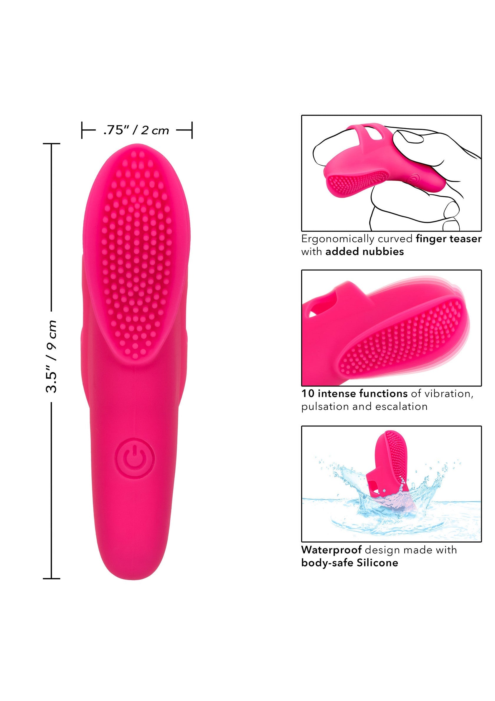 14934 calexotics neon vibes the nubby vibrator