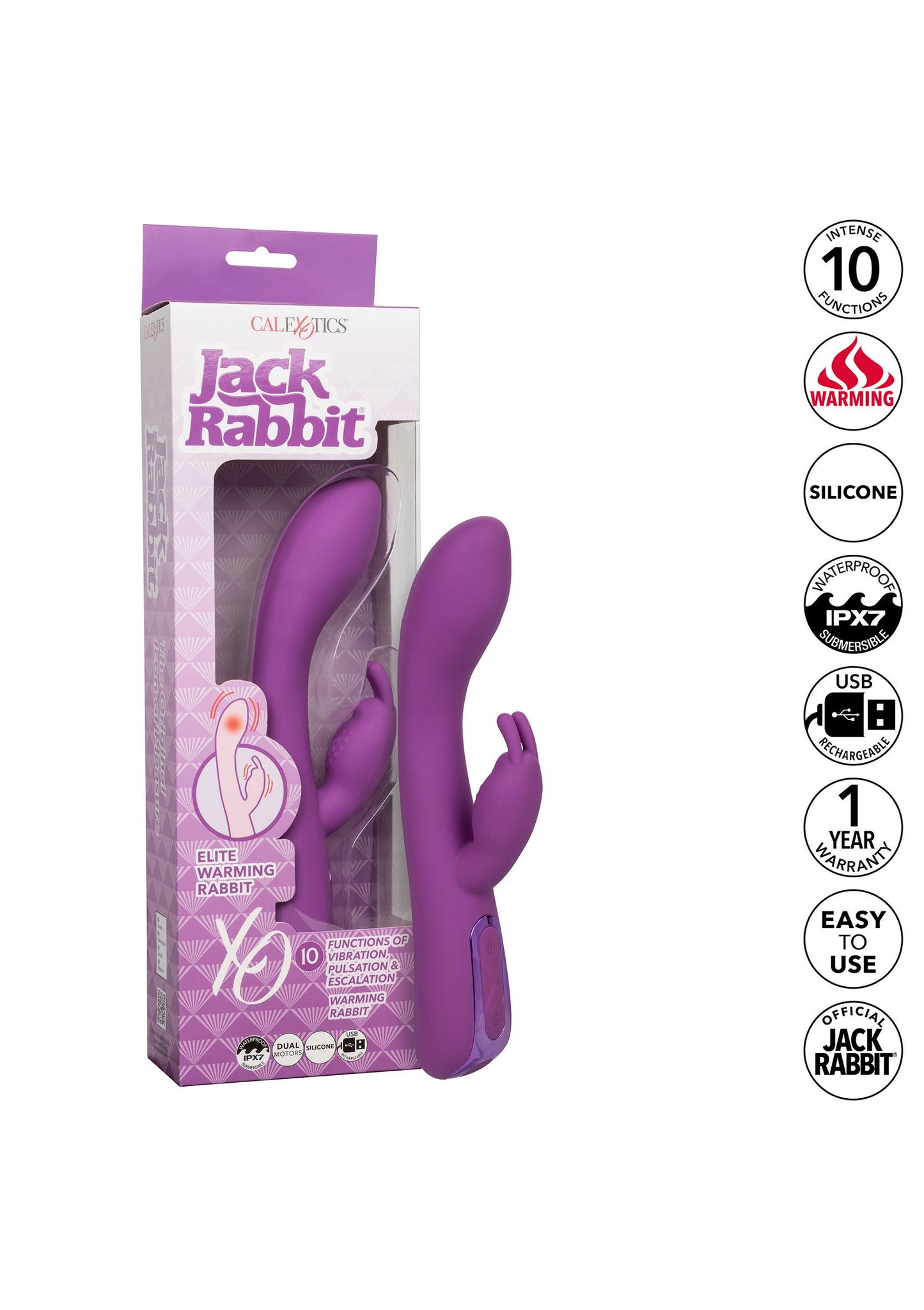 14966 calexotics jack rabbits elite warming rabbit