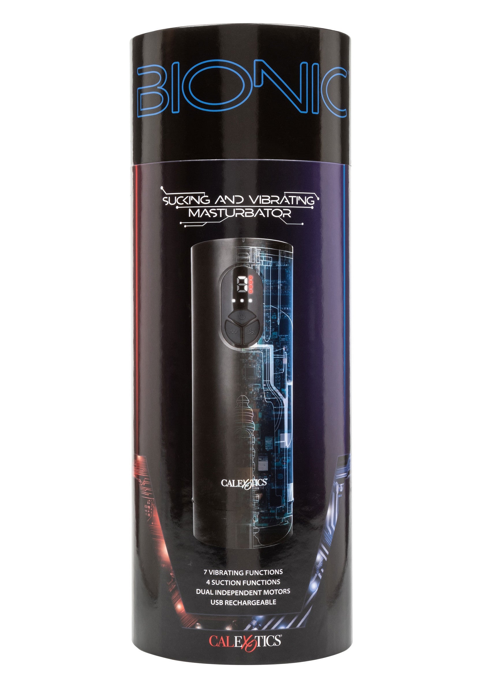 14975 calexotics bionic bionic sucking and vibrating masturbator