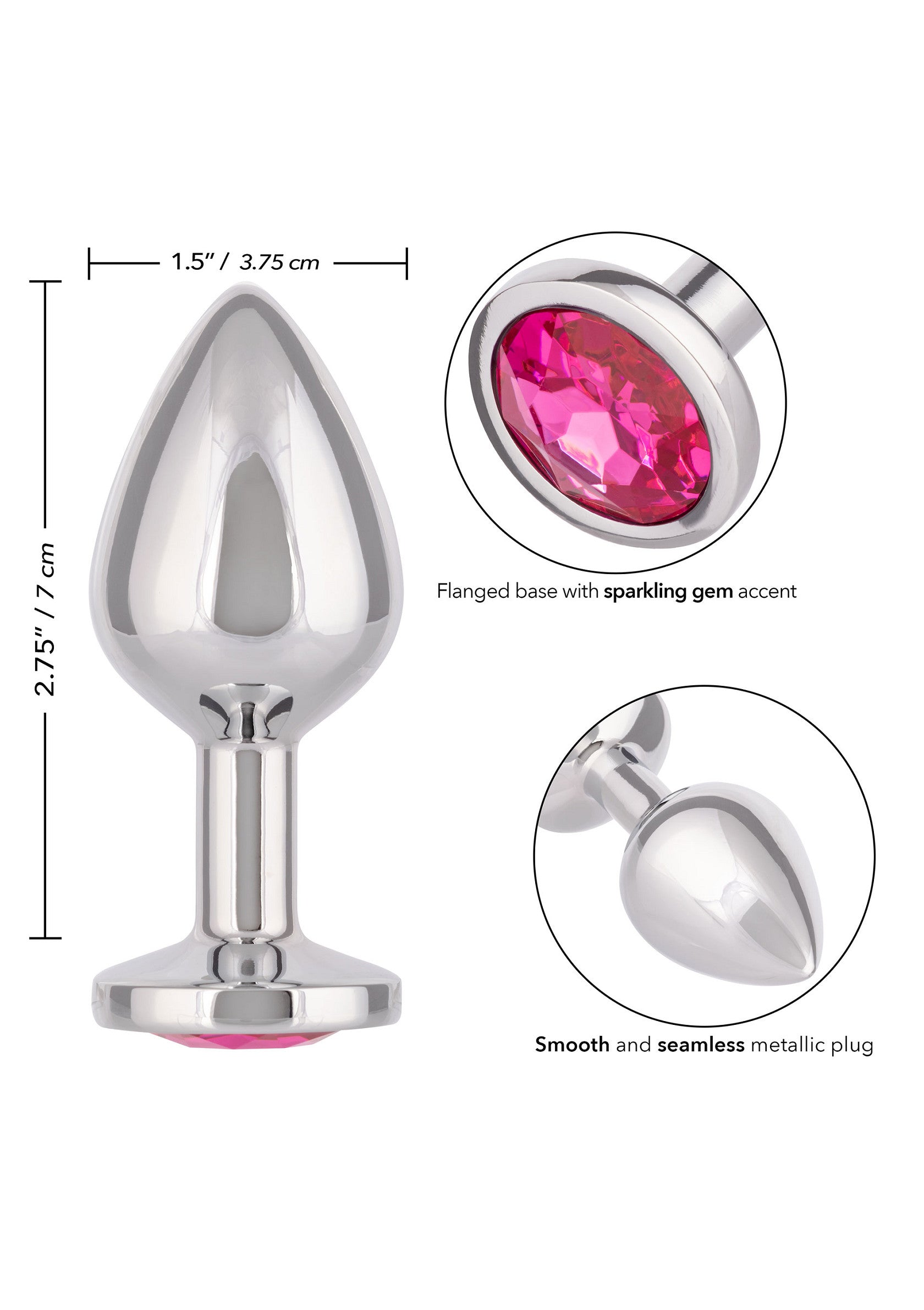 16511 calexotics jewel jewel large rose plug