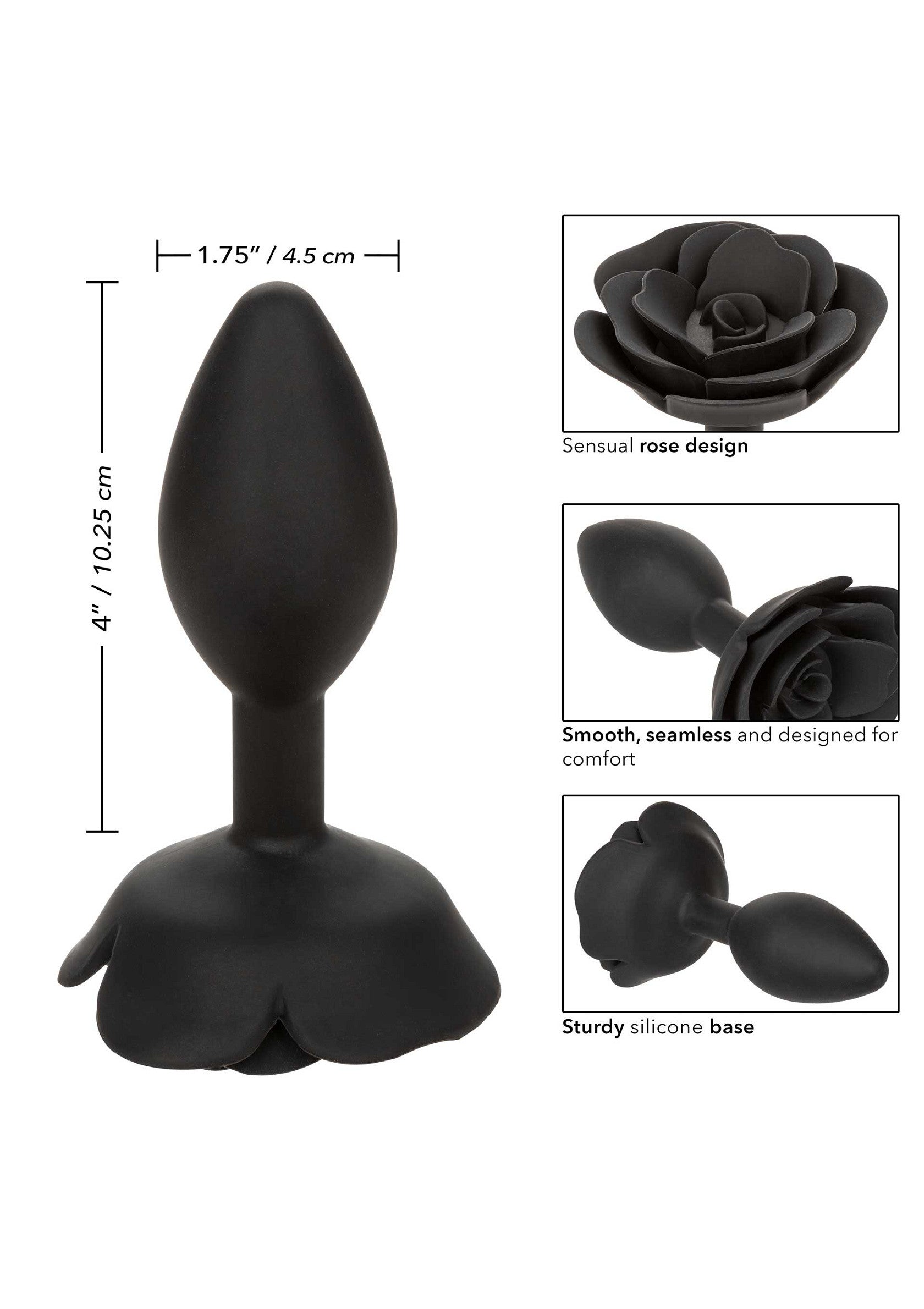 16536 calexotics forbidden rose anal plug large
