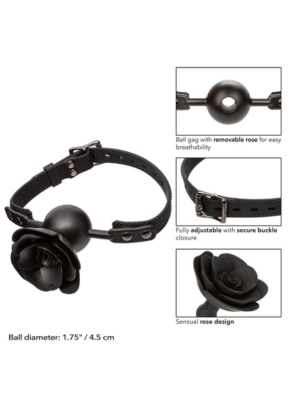 16537 calexotics forbidden removable rose gag
