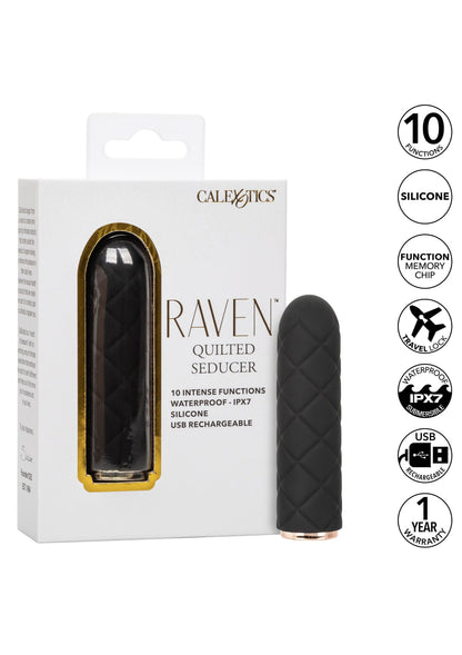 16545 calexotics raven raven quilted seducer