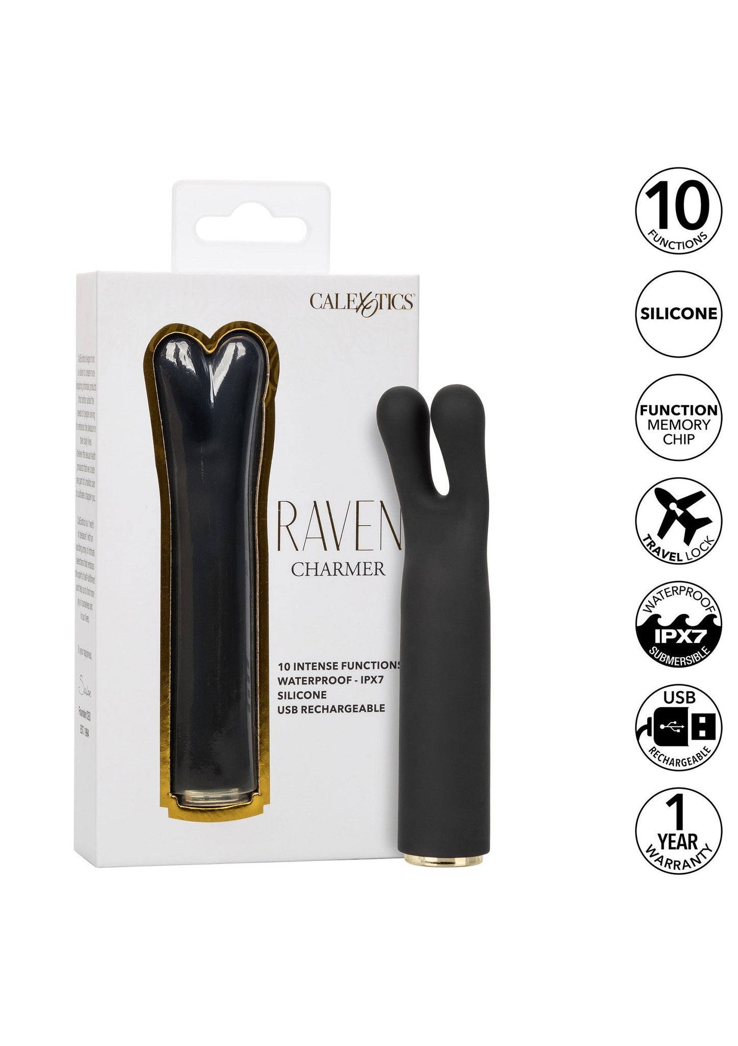 16547 calexotics raven raven charmer