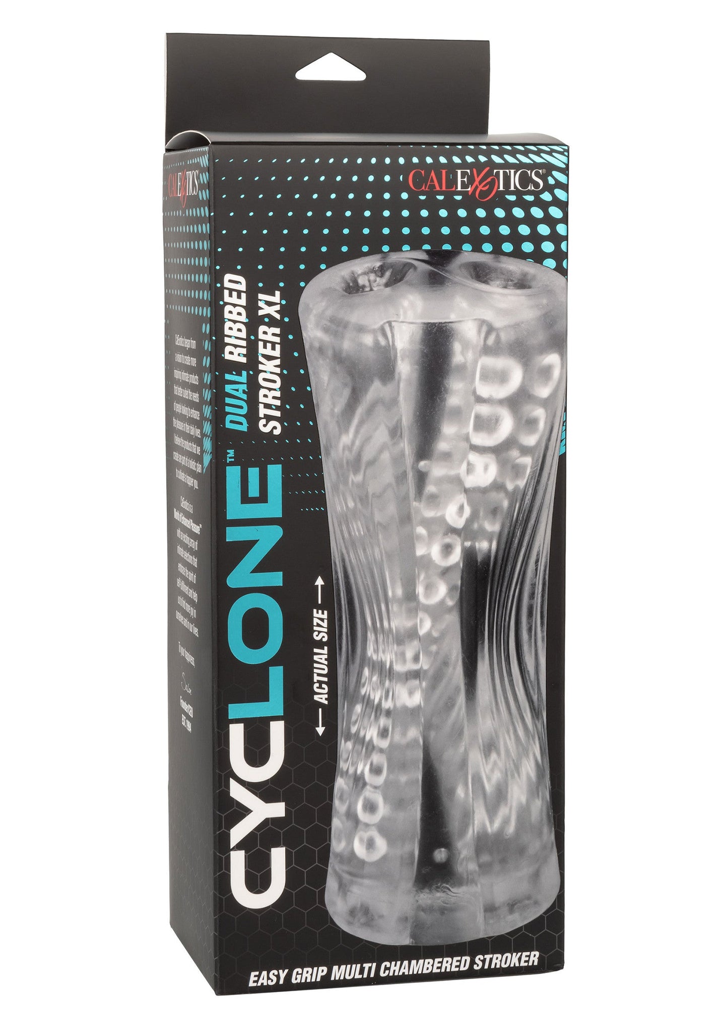 16604 calexotics cyclone dual ribbed stroker xl
