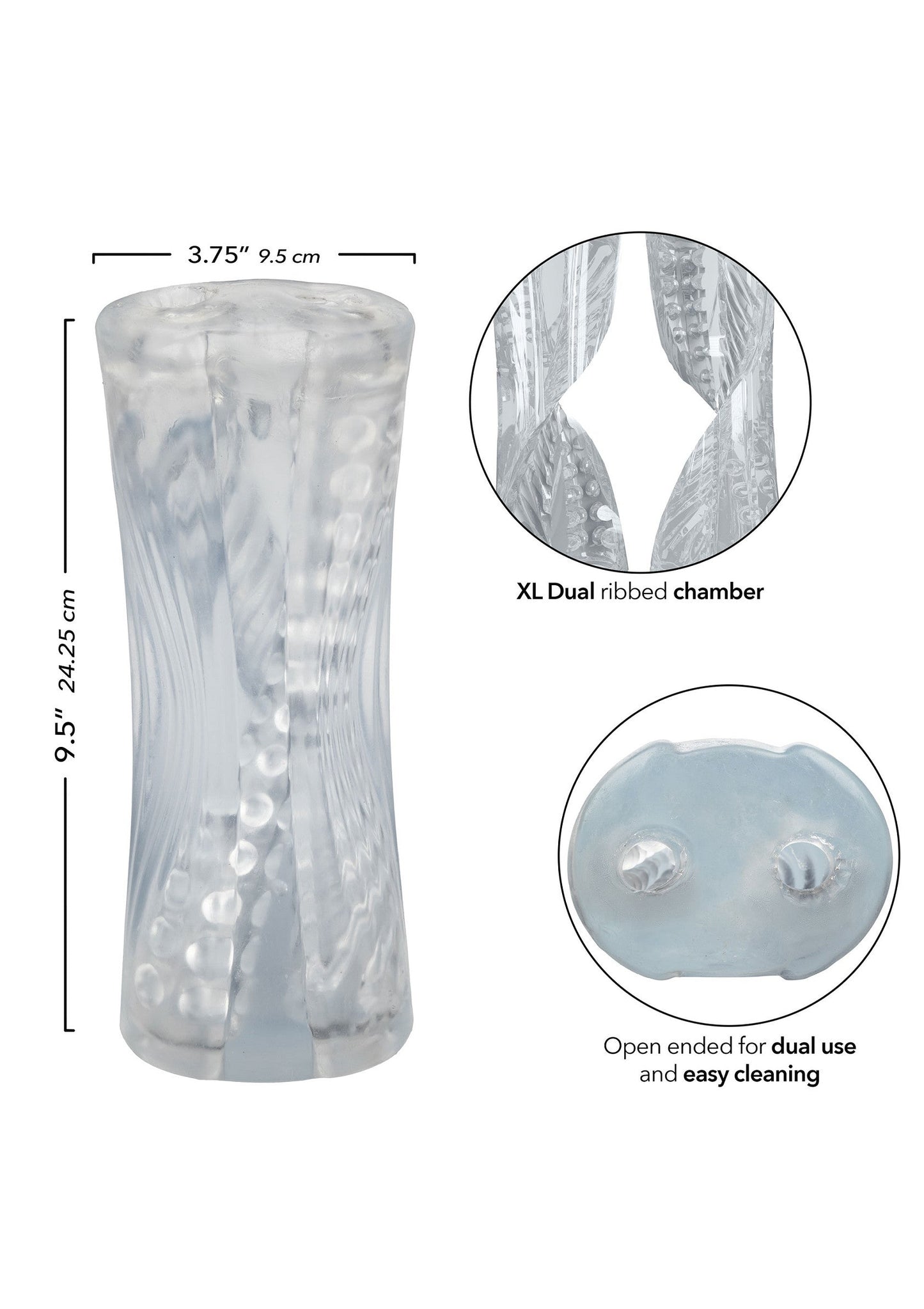 16604 calexotics cyclone dual ribbed stroker xl