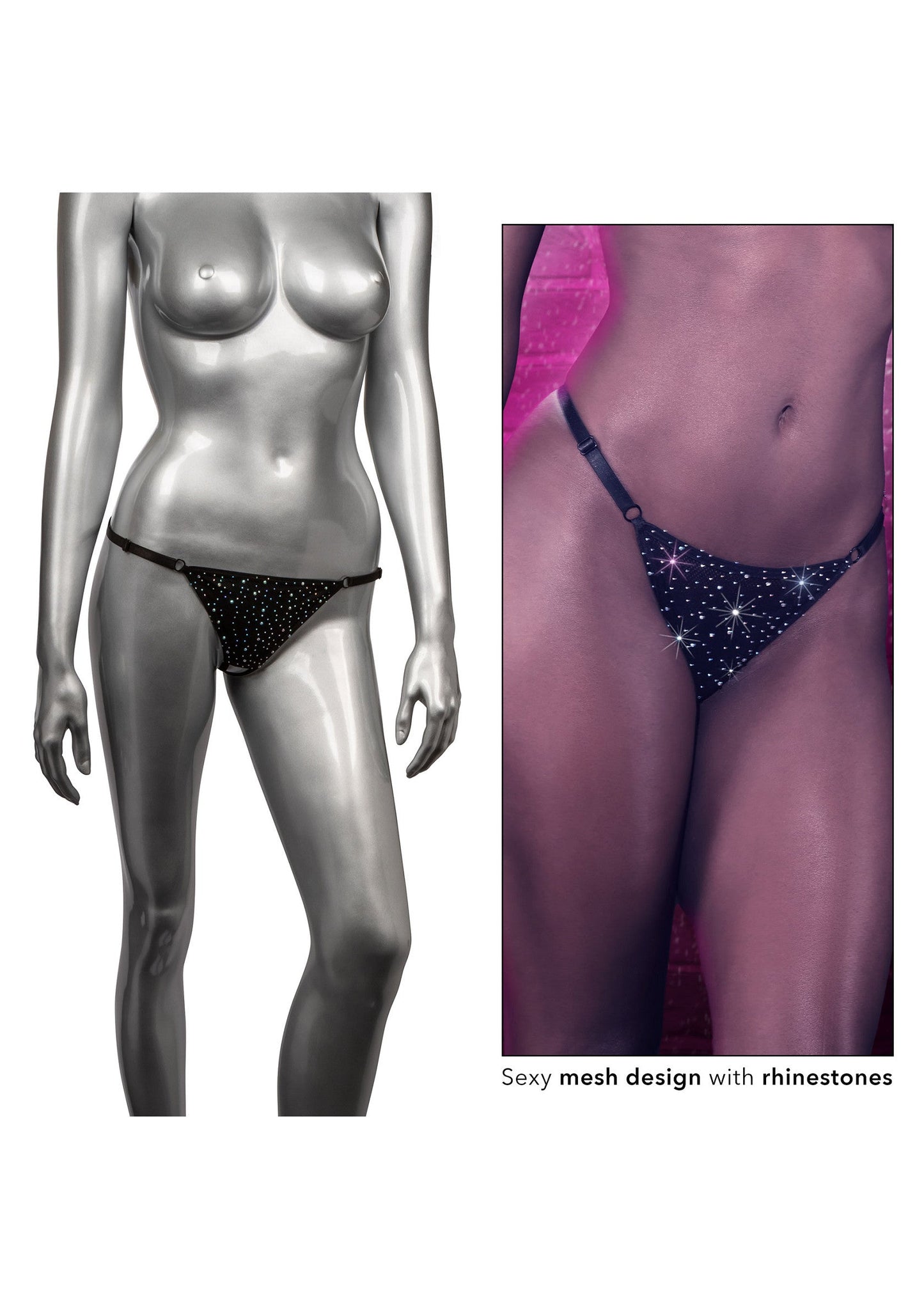 16621 calexotics radiance crotchless thong