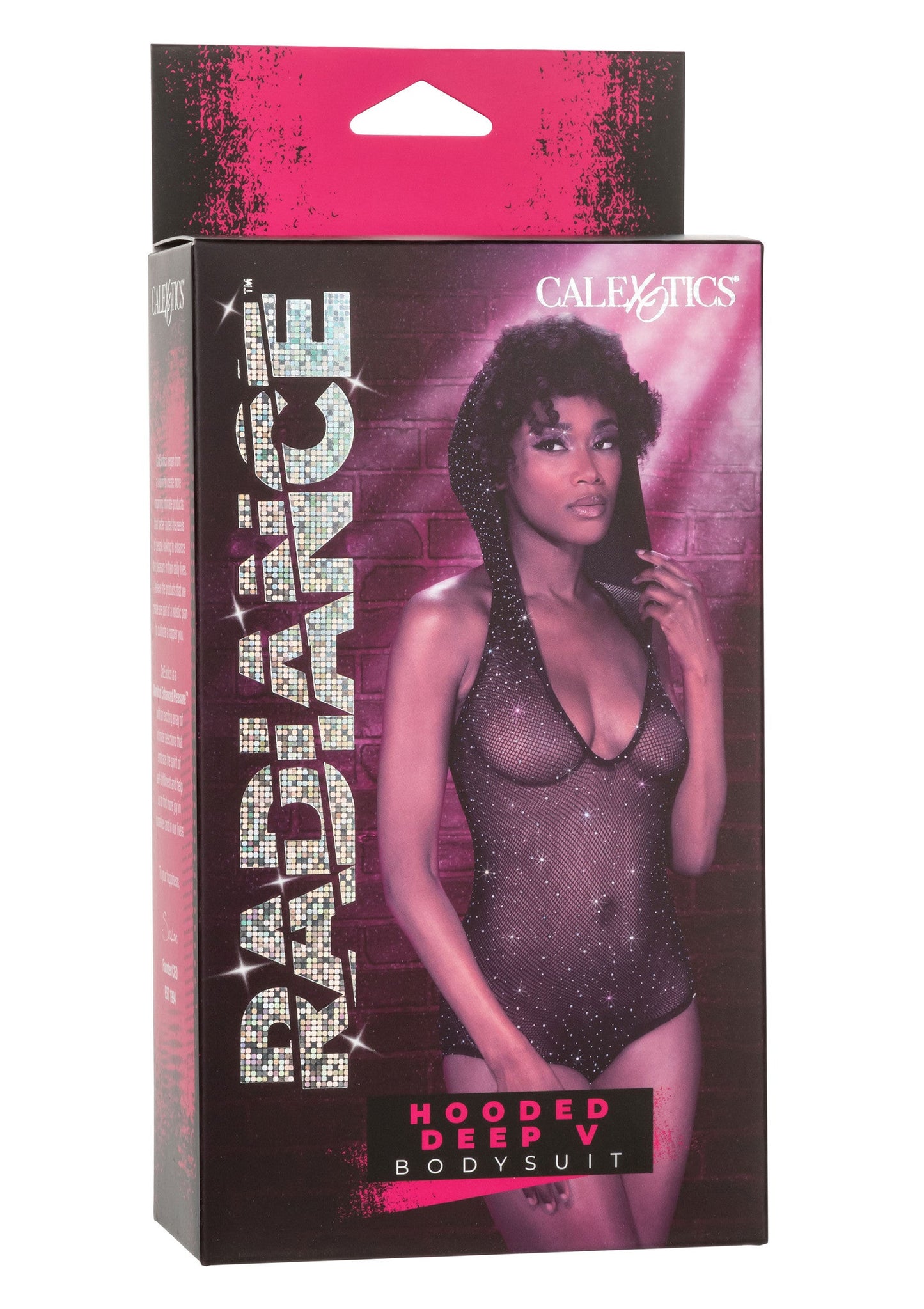 16625 calexotics radiance hooded deep v bodysuit