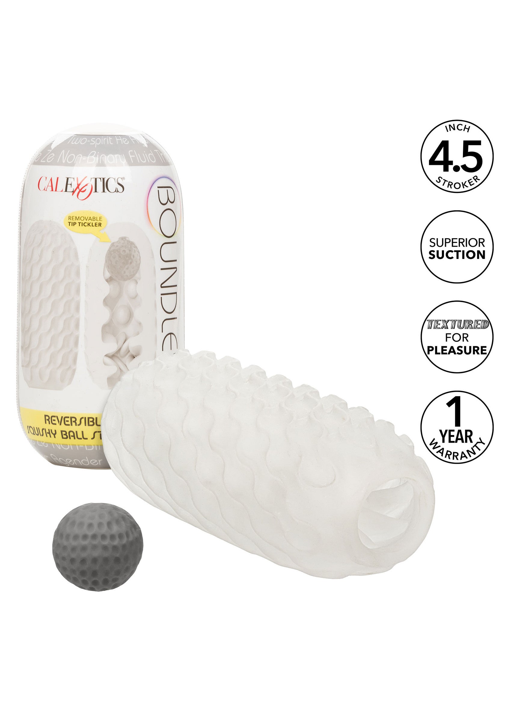 16655 calexotics boundless boundless squishy ball stroker