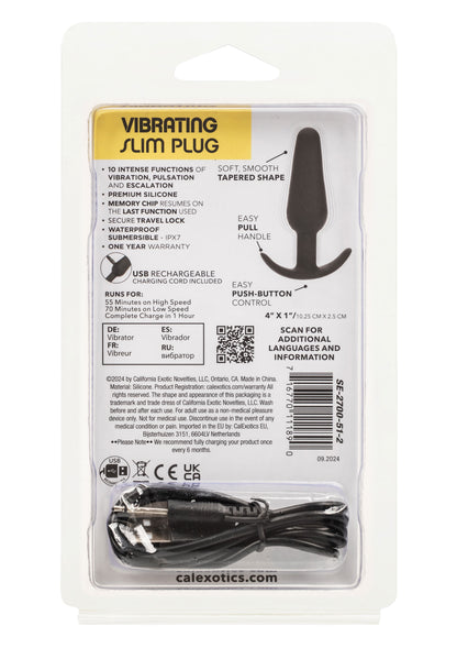 Vibrating Slim Plug