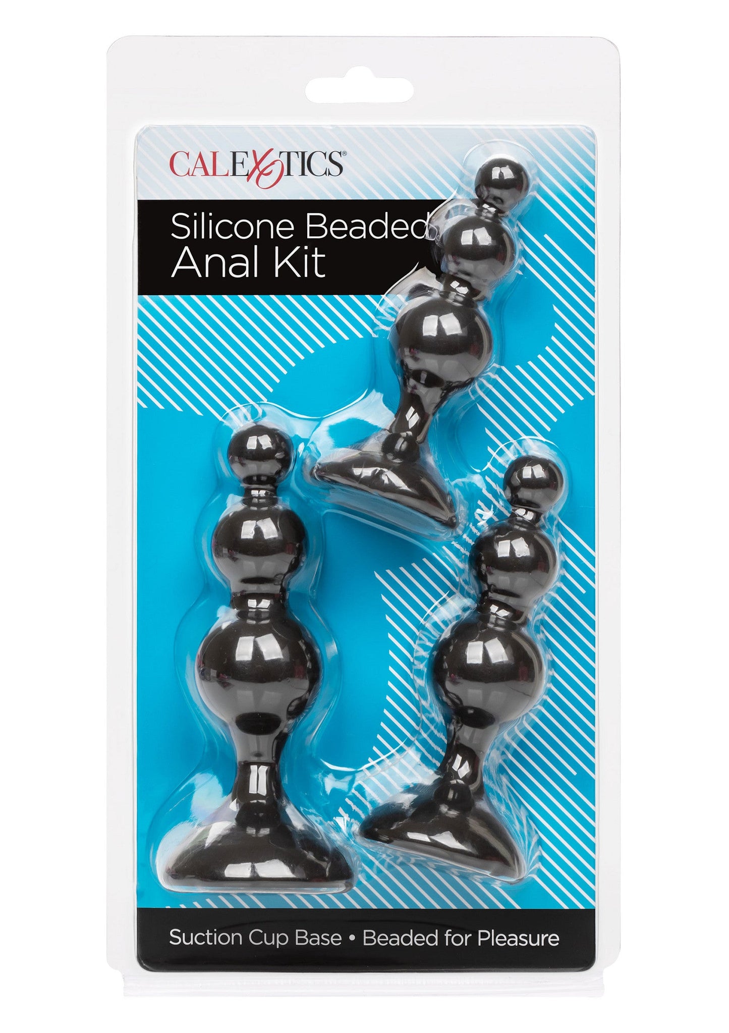 16680 calexotics anal silicone beaded anal kit