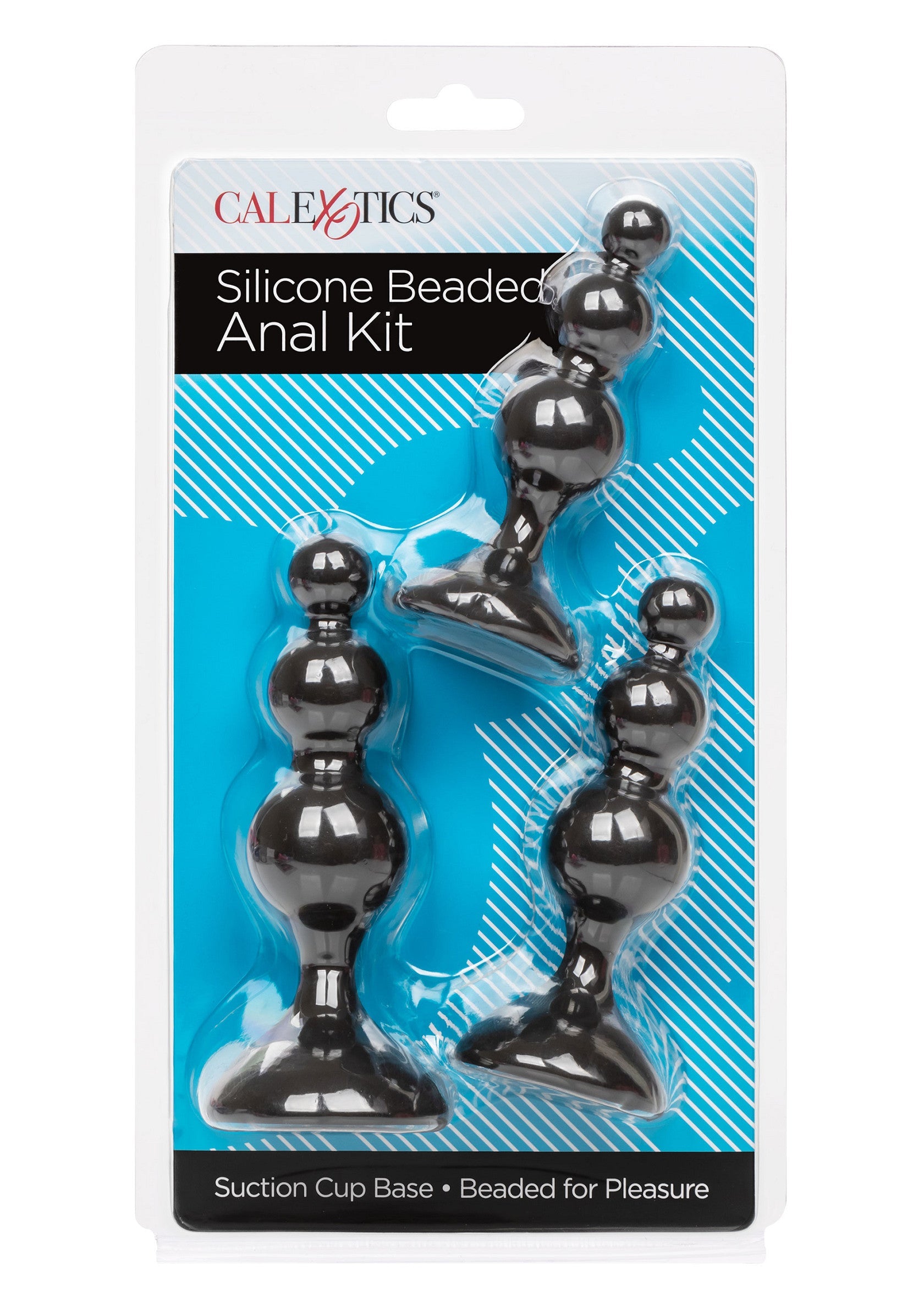 16680 calexotics anal silicone beaded anal kit
