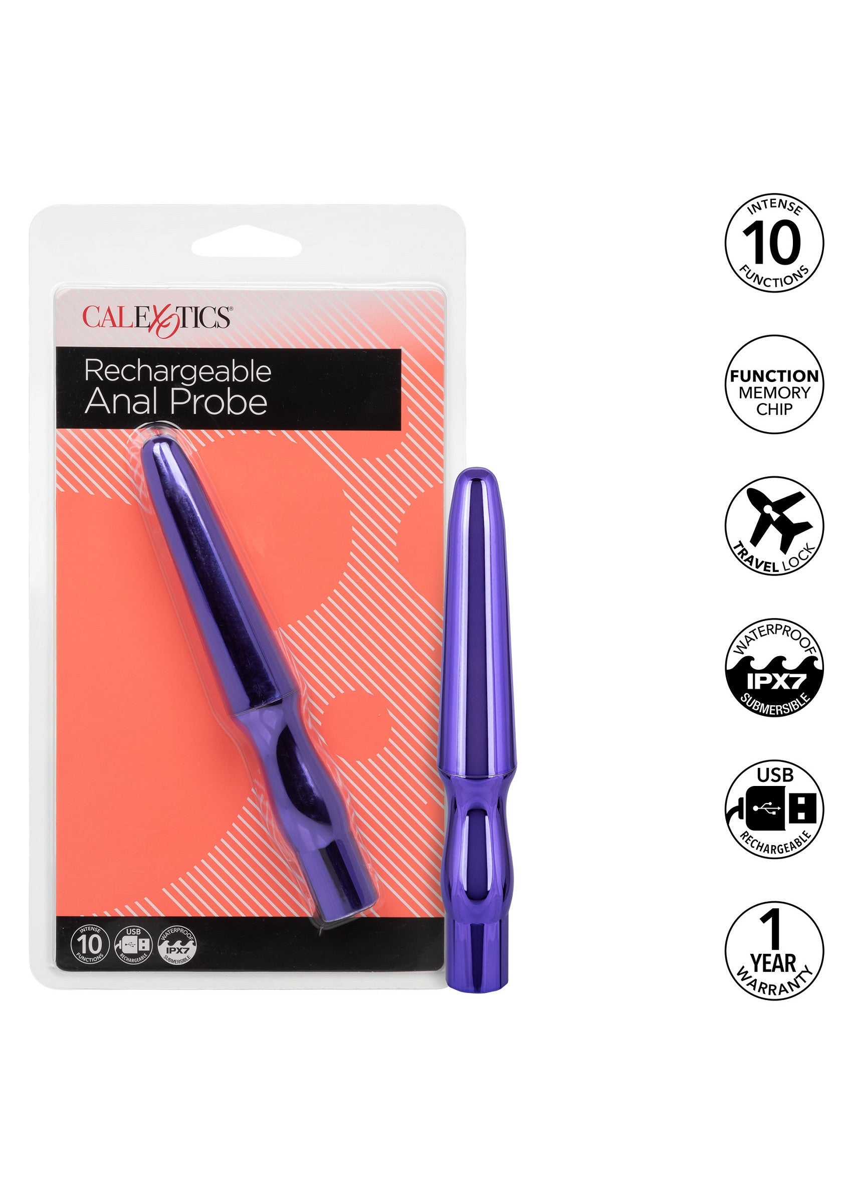 16682 calexotics anal rechargeable anal probe