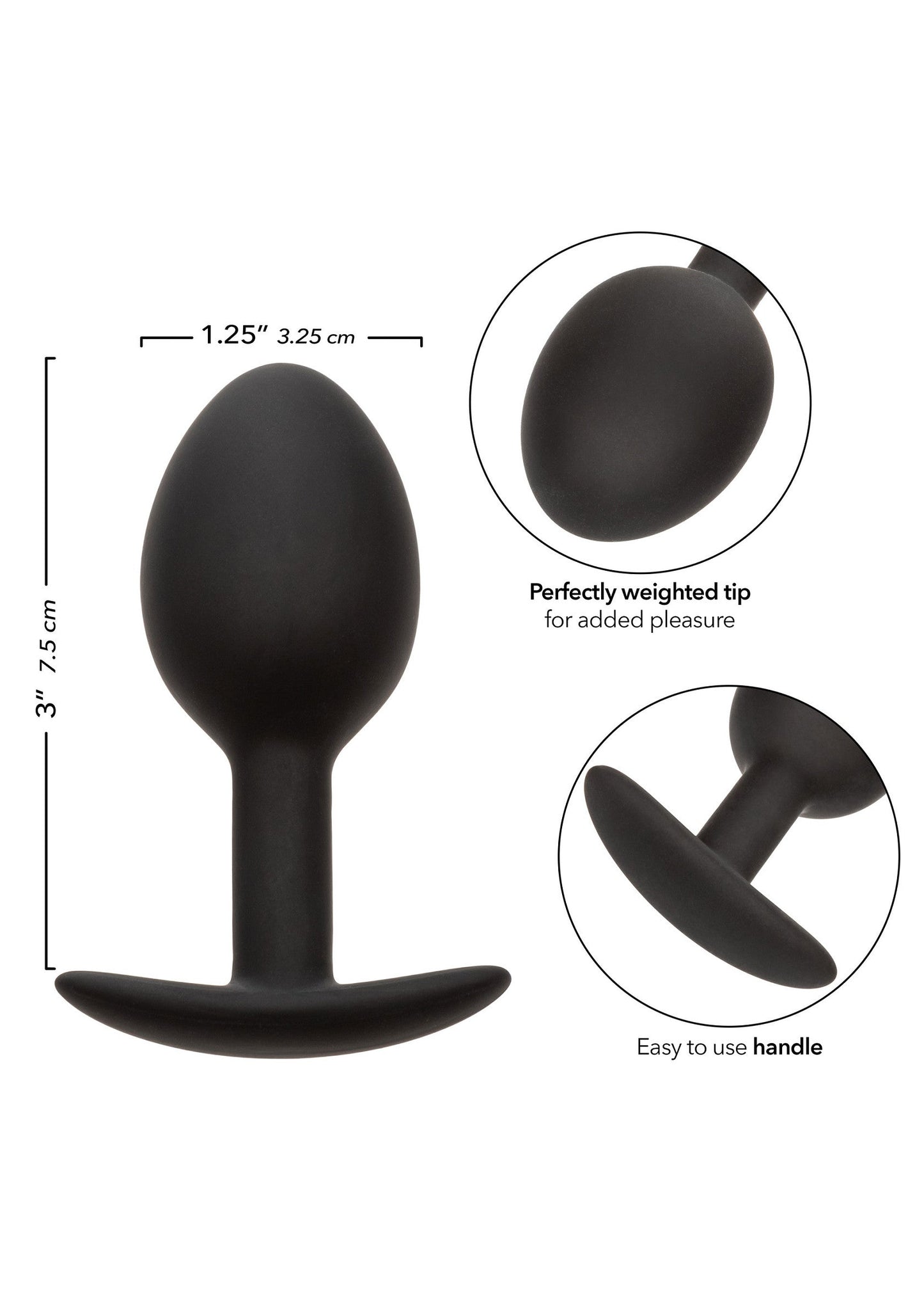 16687 calexotics anal weighted silicone plug