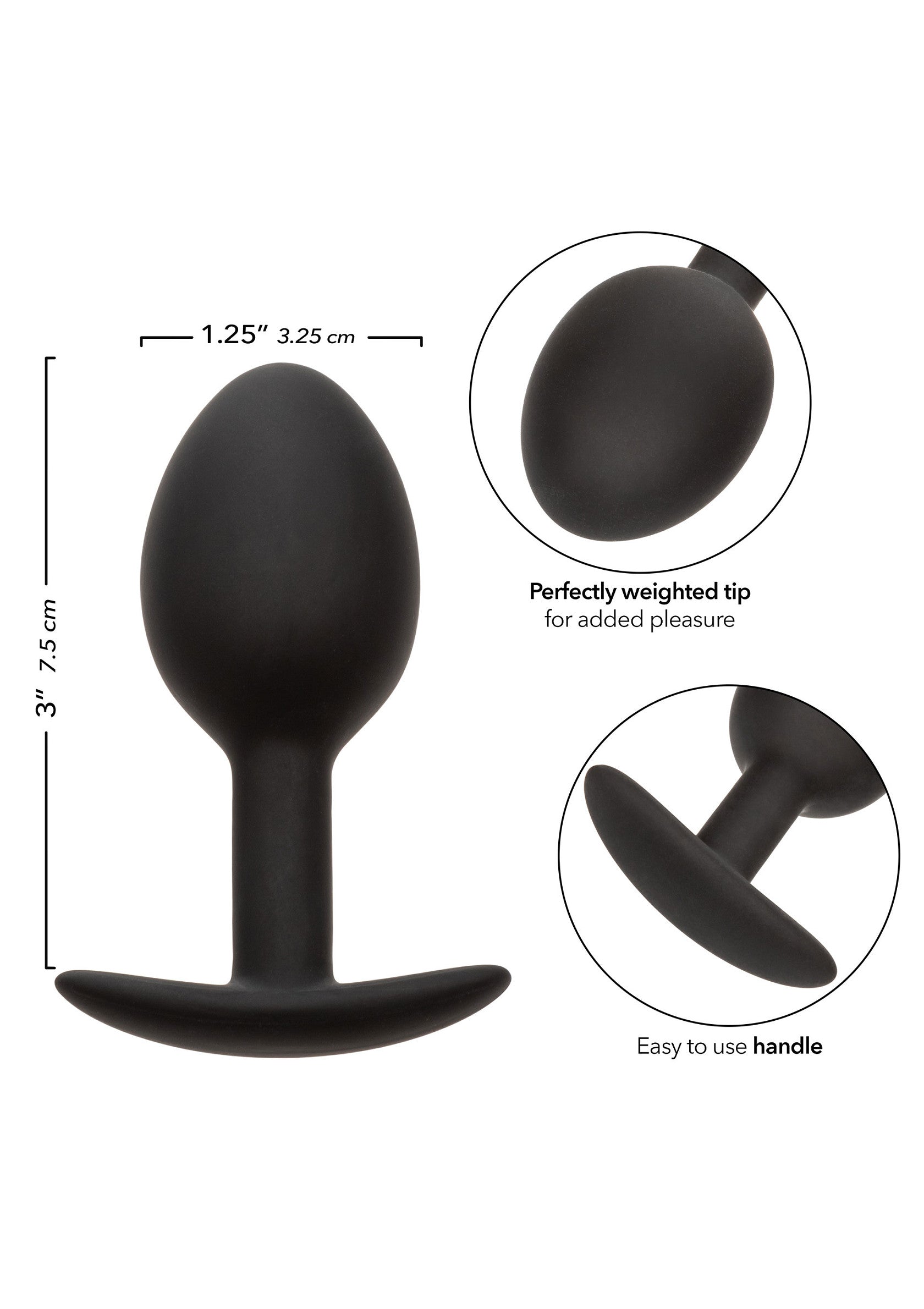 16687 calexotics anal weighted silicone plug
