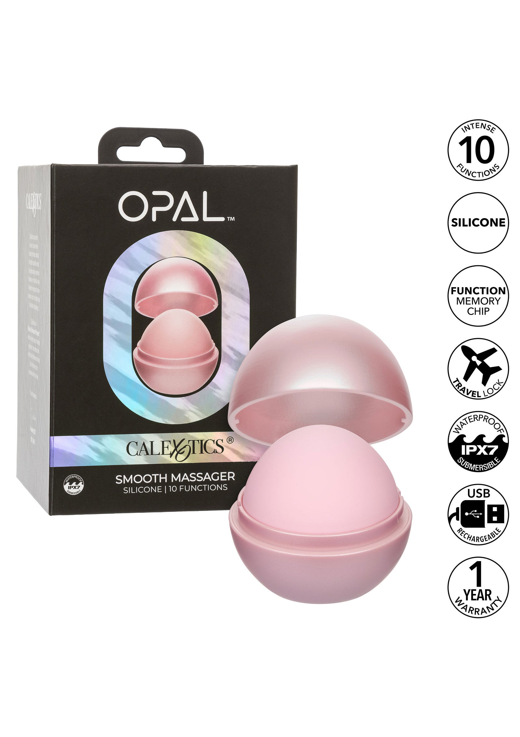 16690 calexotics opal opal smooth massager
