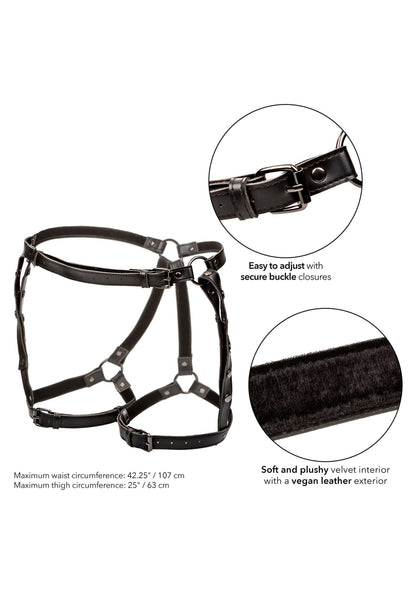 16706 calexotics euphoria riding thigh harness