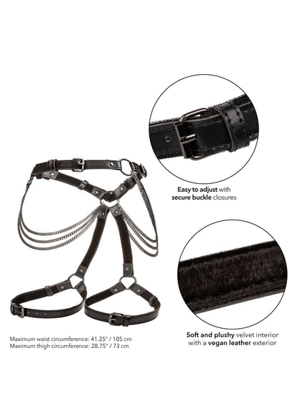 16708 calexotics euphoria chain thigh harness