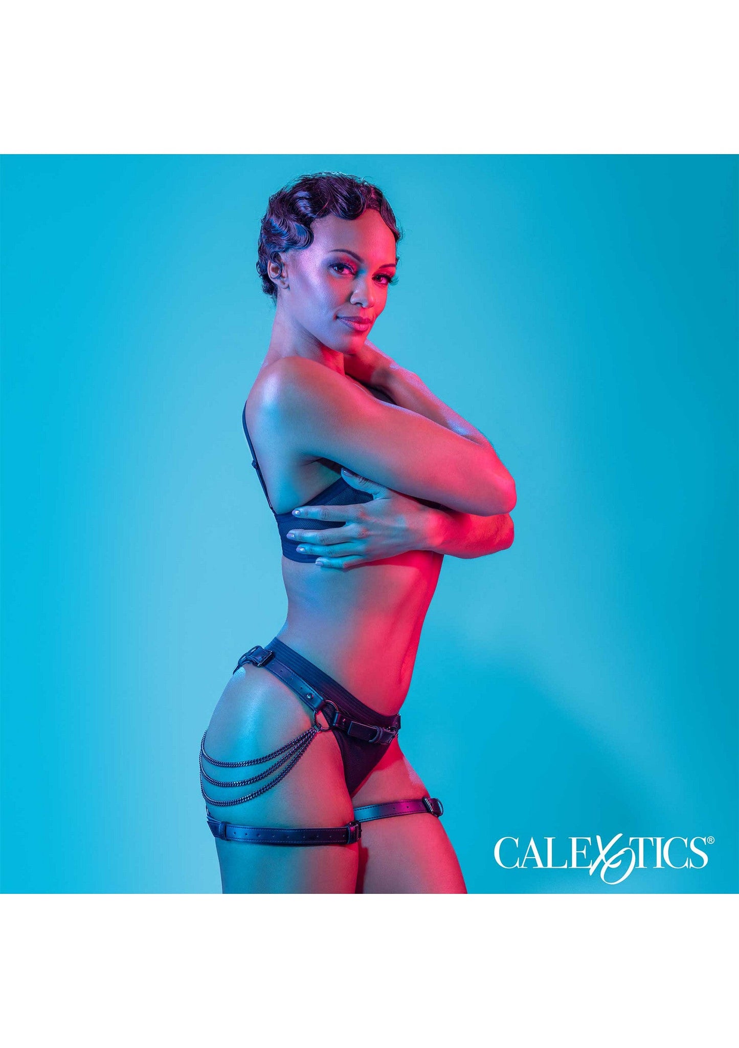 16708 calexotics euphoria chain thigh harness