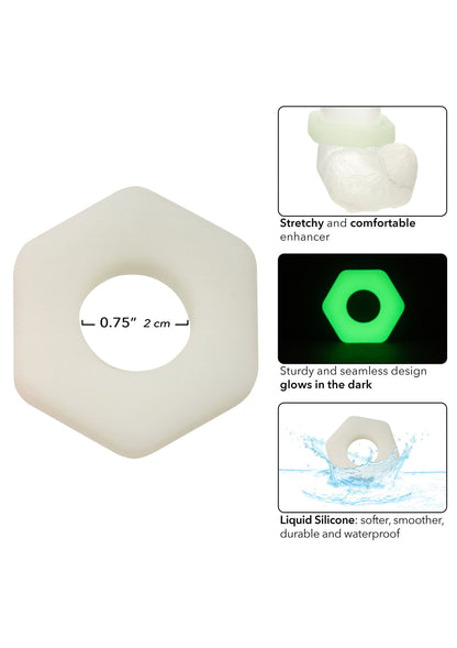 16741 calexotics alpha silicone prolong sexagon ring