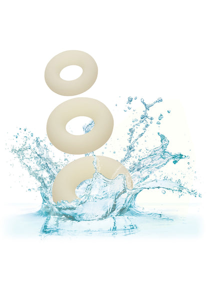 16745 calexotics alpha silicone 3 ring set