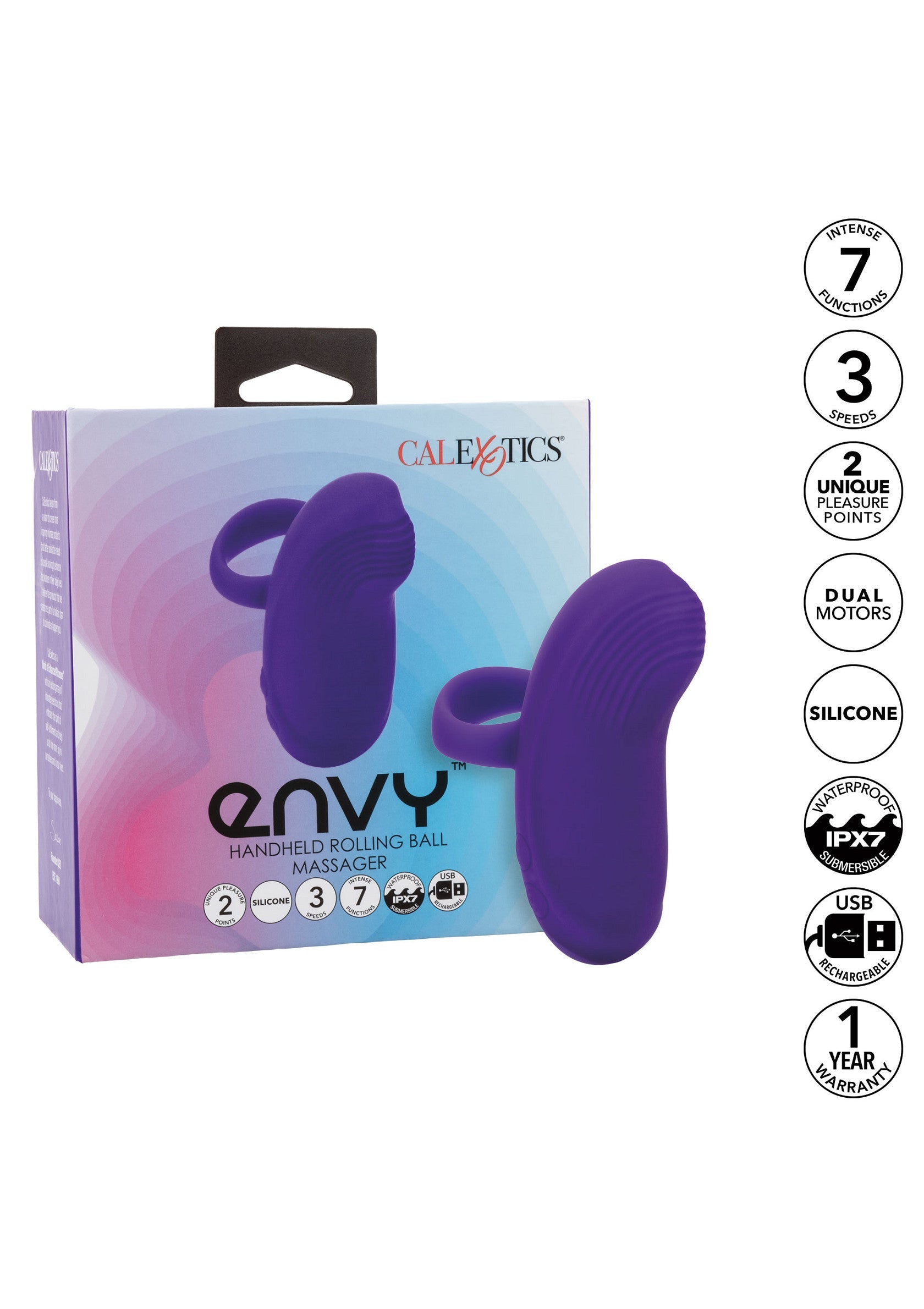 16760 calexotics envy envy rolling ball massager