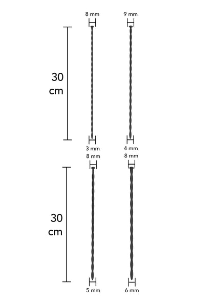 16810 hidden desire extreme penis dilator set small 4 pcs