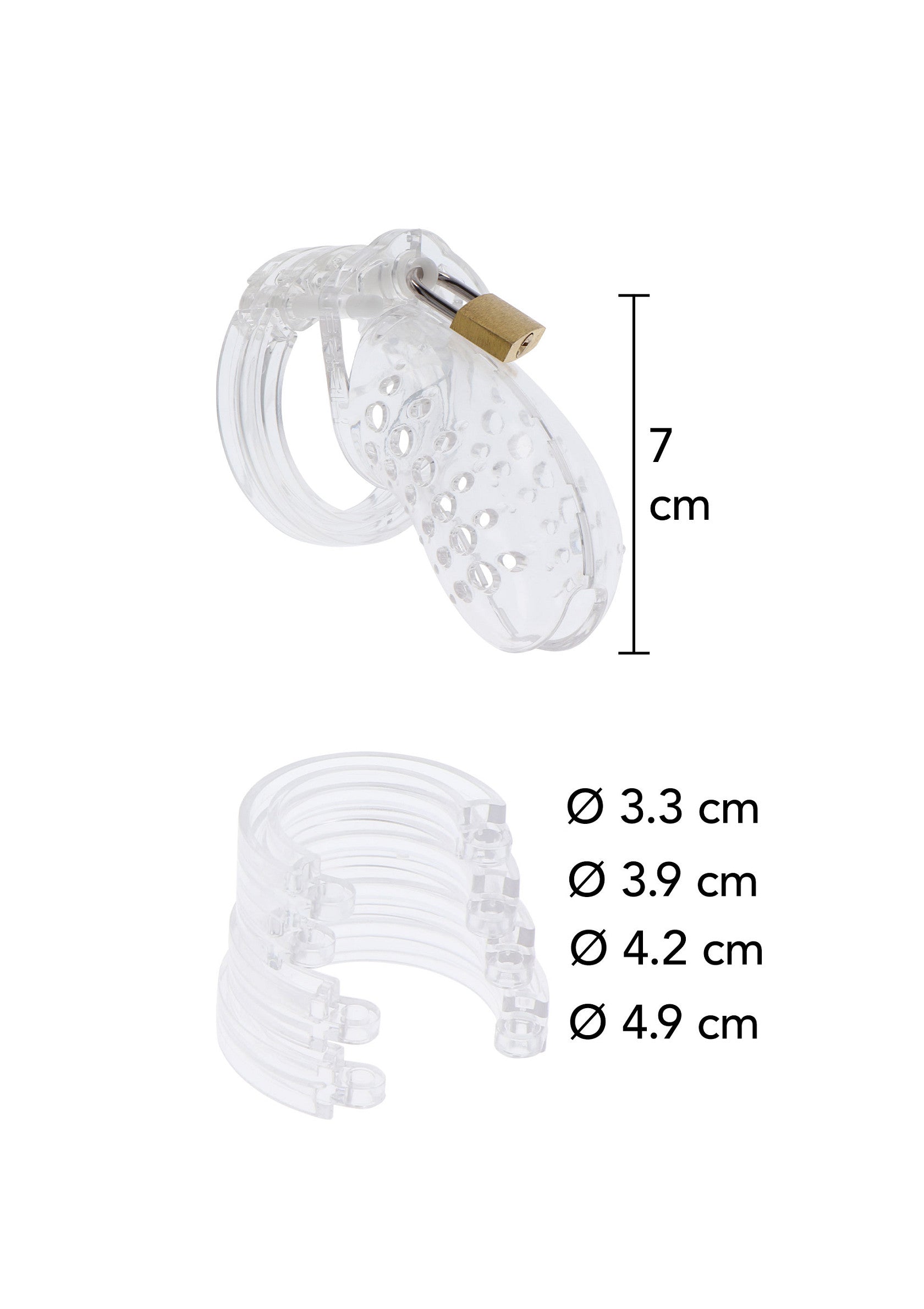 16820 hidden desire extreme chastity cock cage acrylic