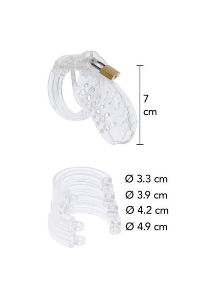 16820 hidden desire extreme chastity cock cage acrylic