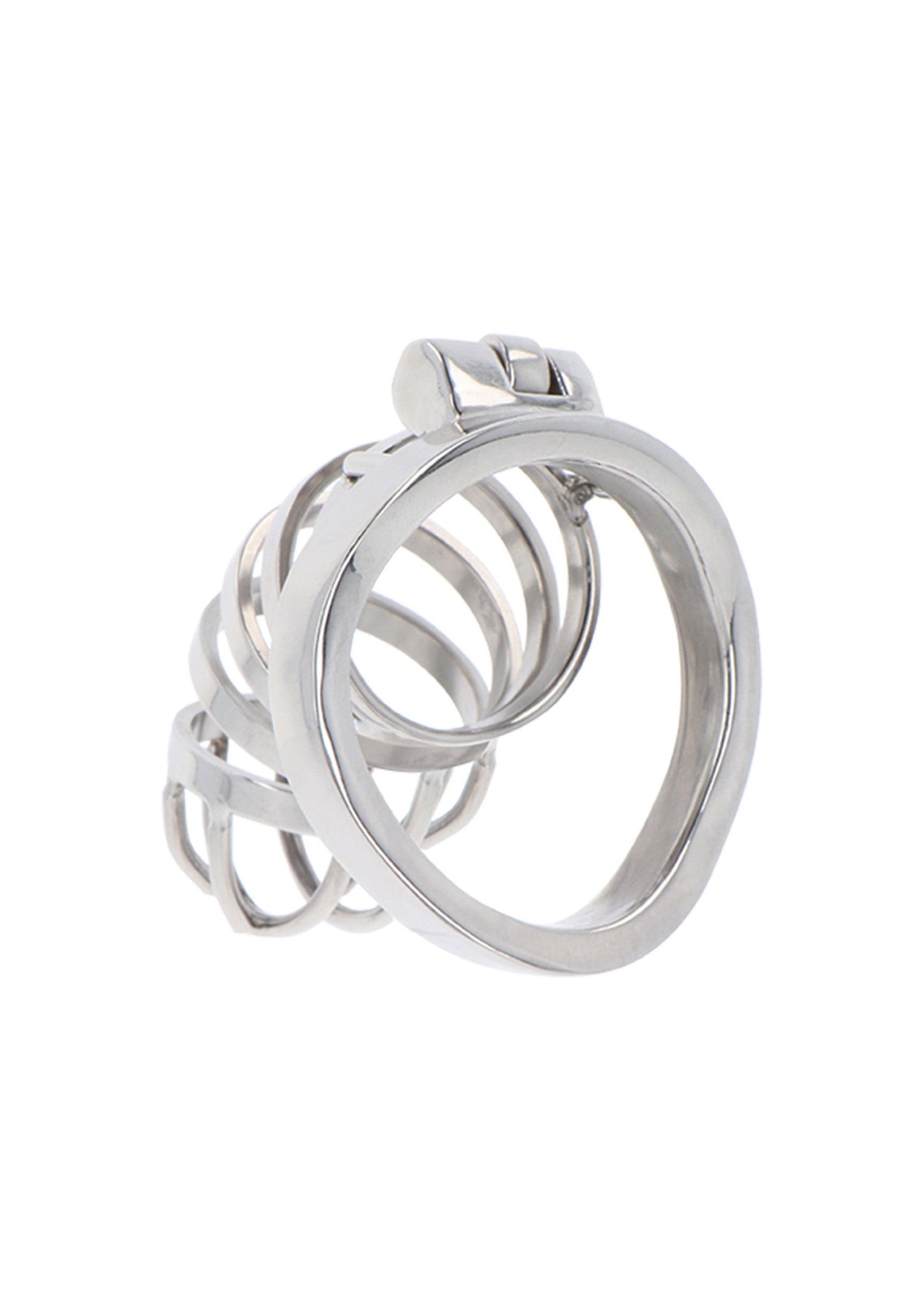 16821 hidden desire extreme chastity cock cage metal