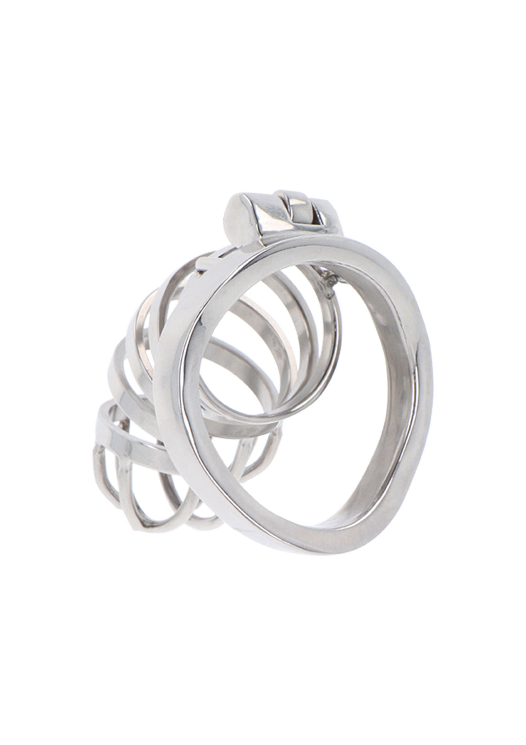 16821 hidden desire extreme chastity cock cage metal